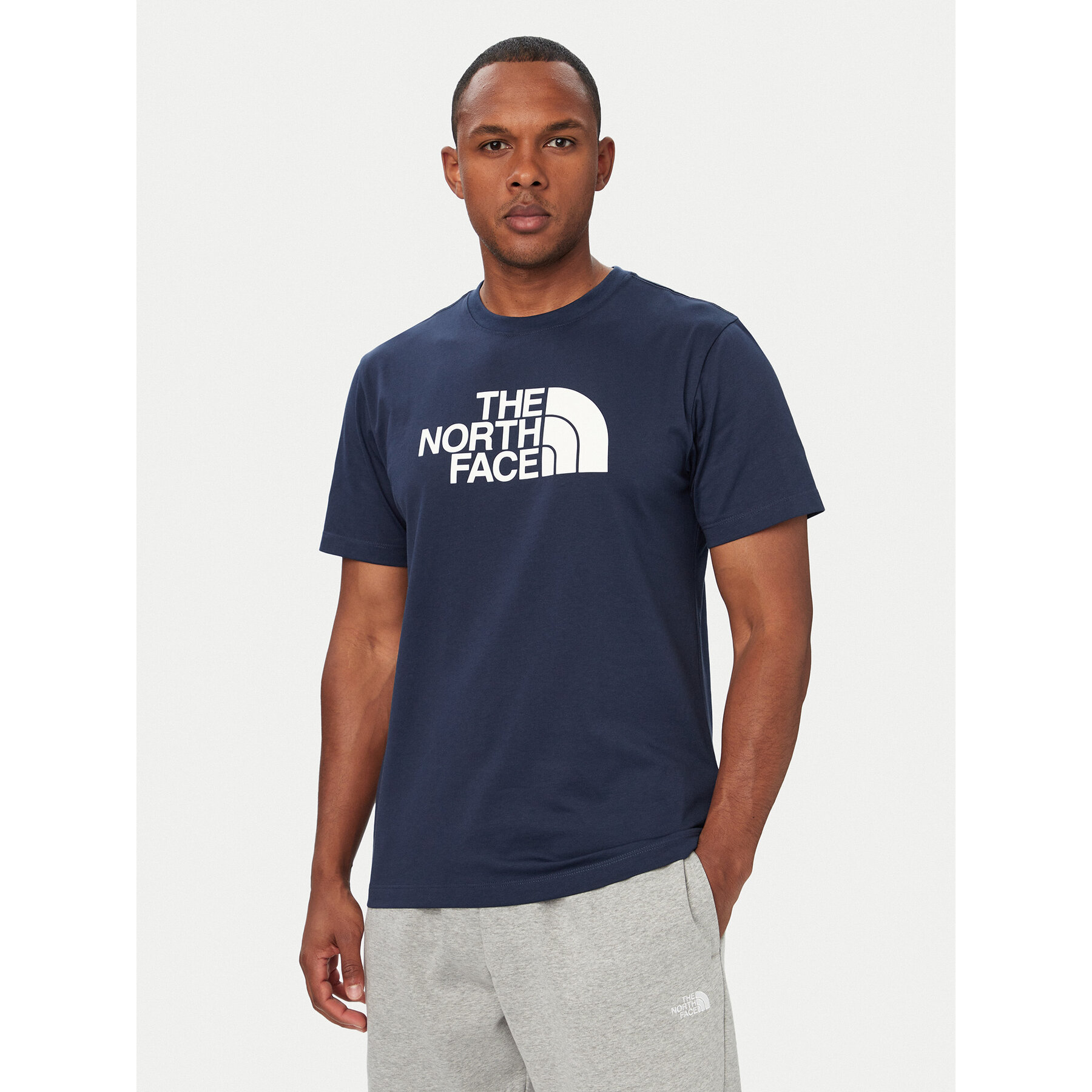 The North Face Majica Evolution Half Dome NF0A8B6J Mornarsko modra Regular Fit