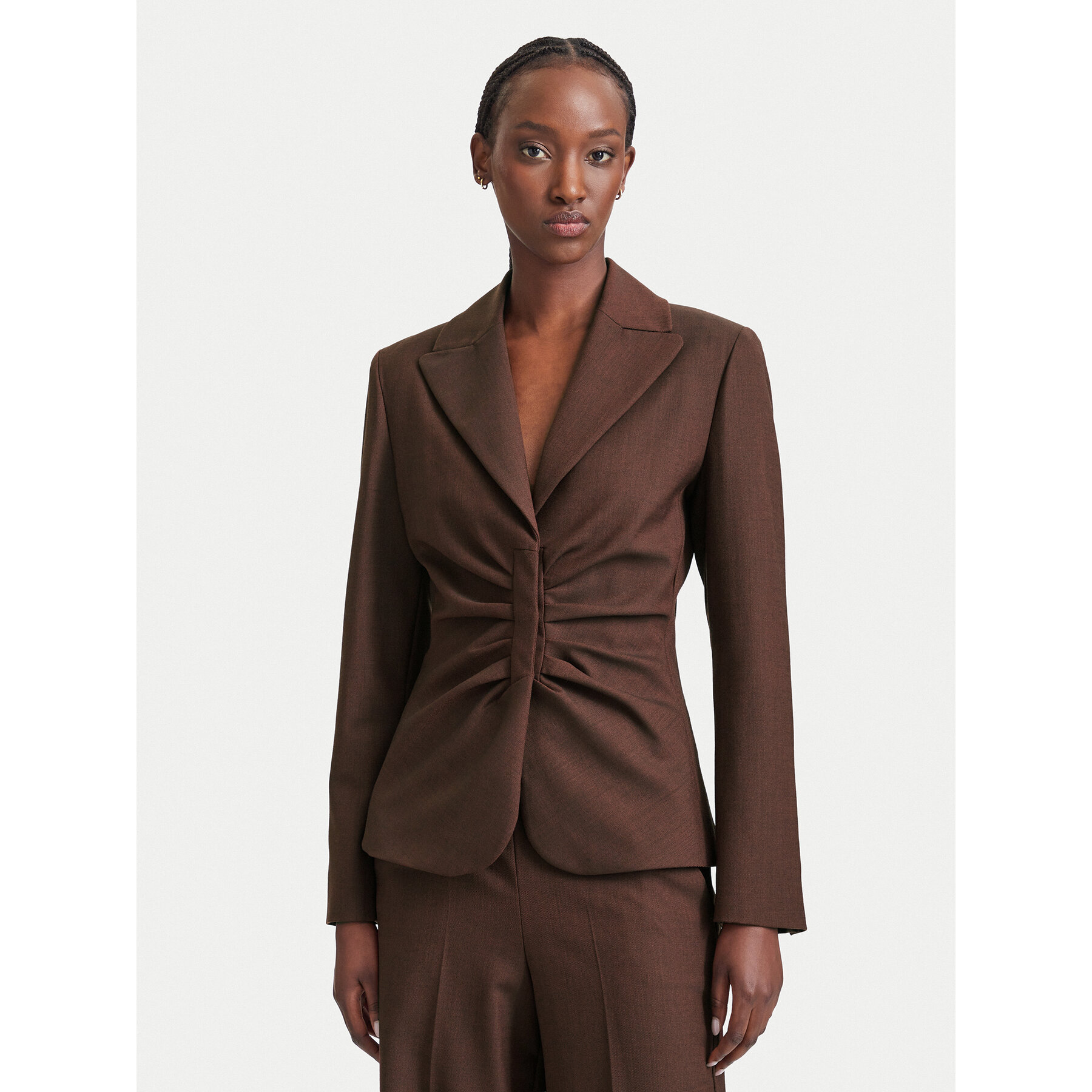 Marella Sakko Fumana 2623046032 Dunkelbraun Slim Fit