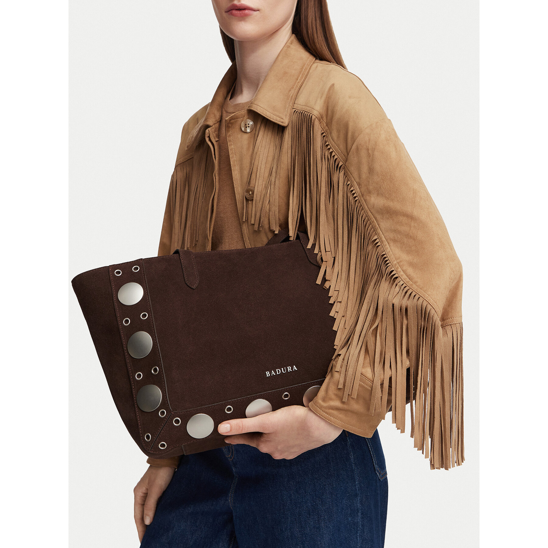 Τσάντα Badura EO-LA321-3646 Σκούρο καφέ