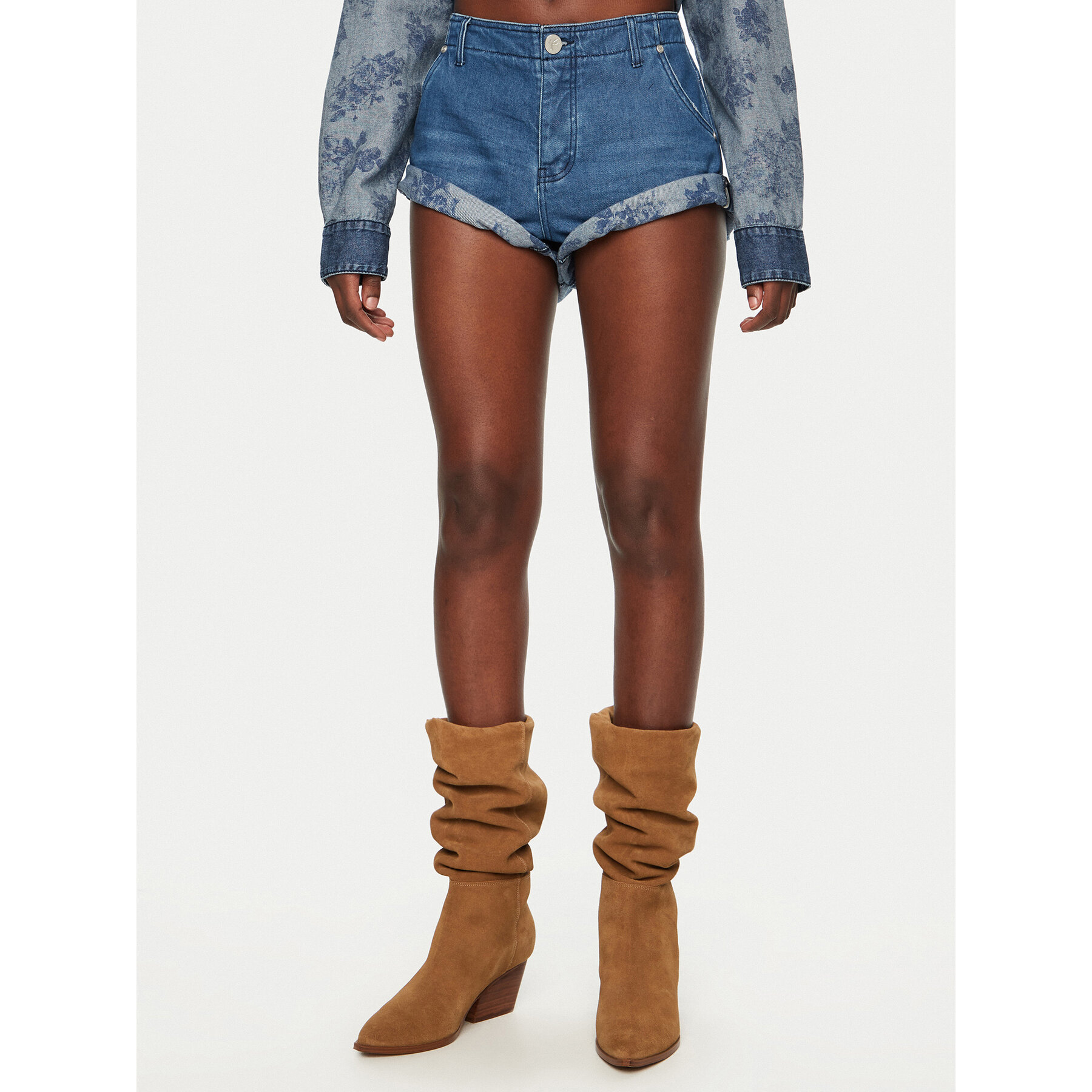 One Teaspoon Jeansshorts Sailors 26719 Dunkelblau Regular Fit