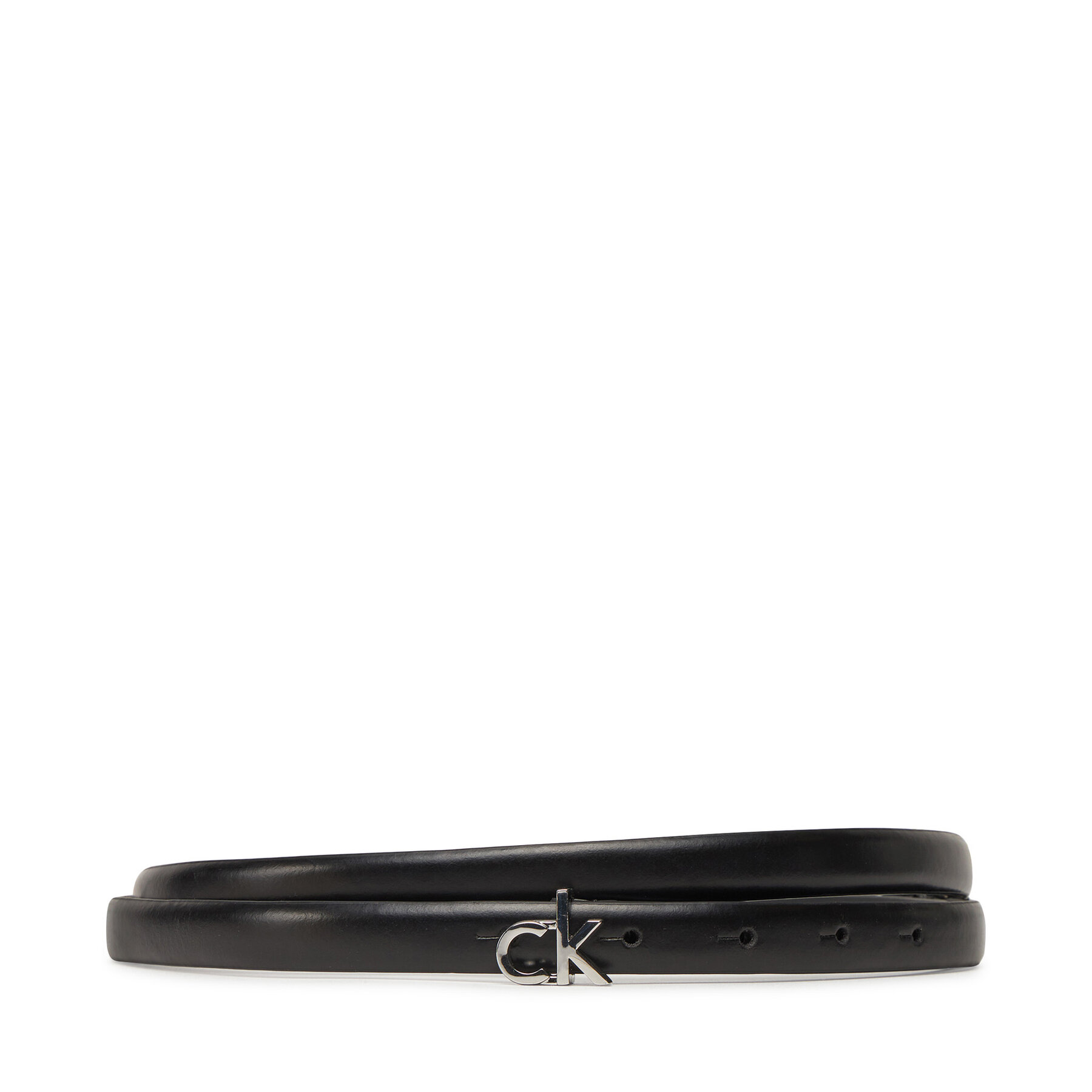 Dámsky opasok Calvin Klein Ck Buckle Skinny Belt 1.5 K60K612932 Čierna