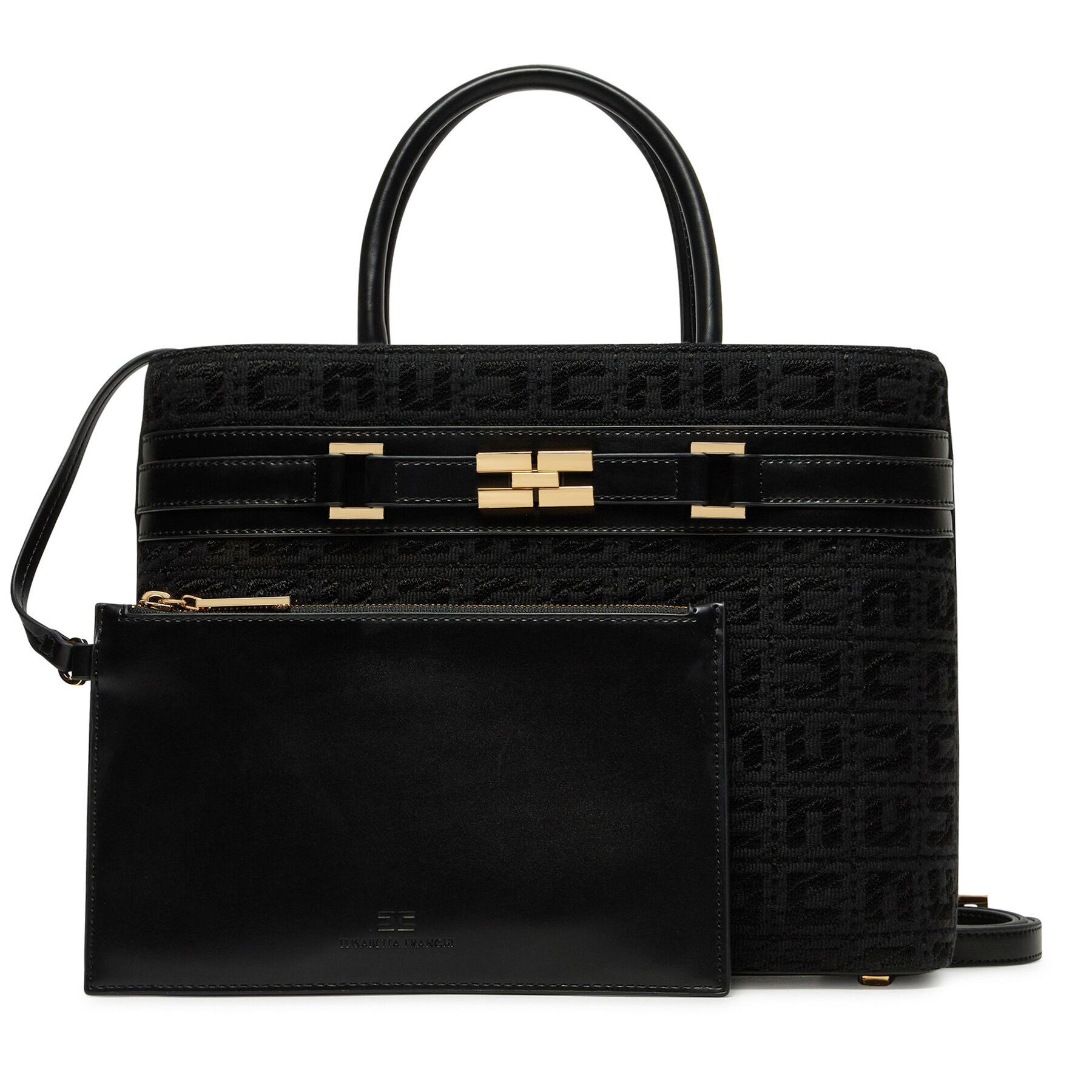 Bolso Elisabetta Franchi BS-07A-47E2-V360 Negro