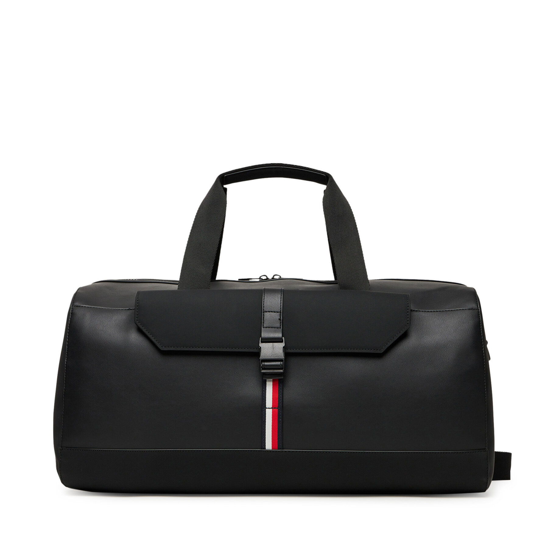 Taška Tommy Hilfiger Th Foundation Duffle AM0AM13481 Čierna