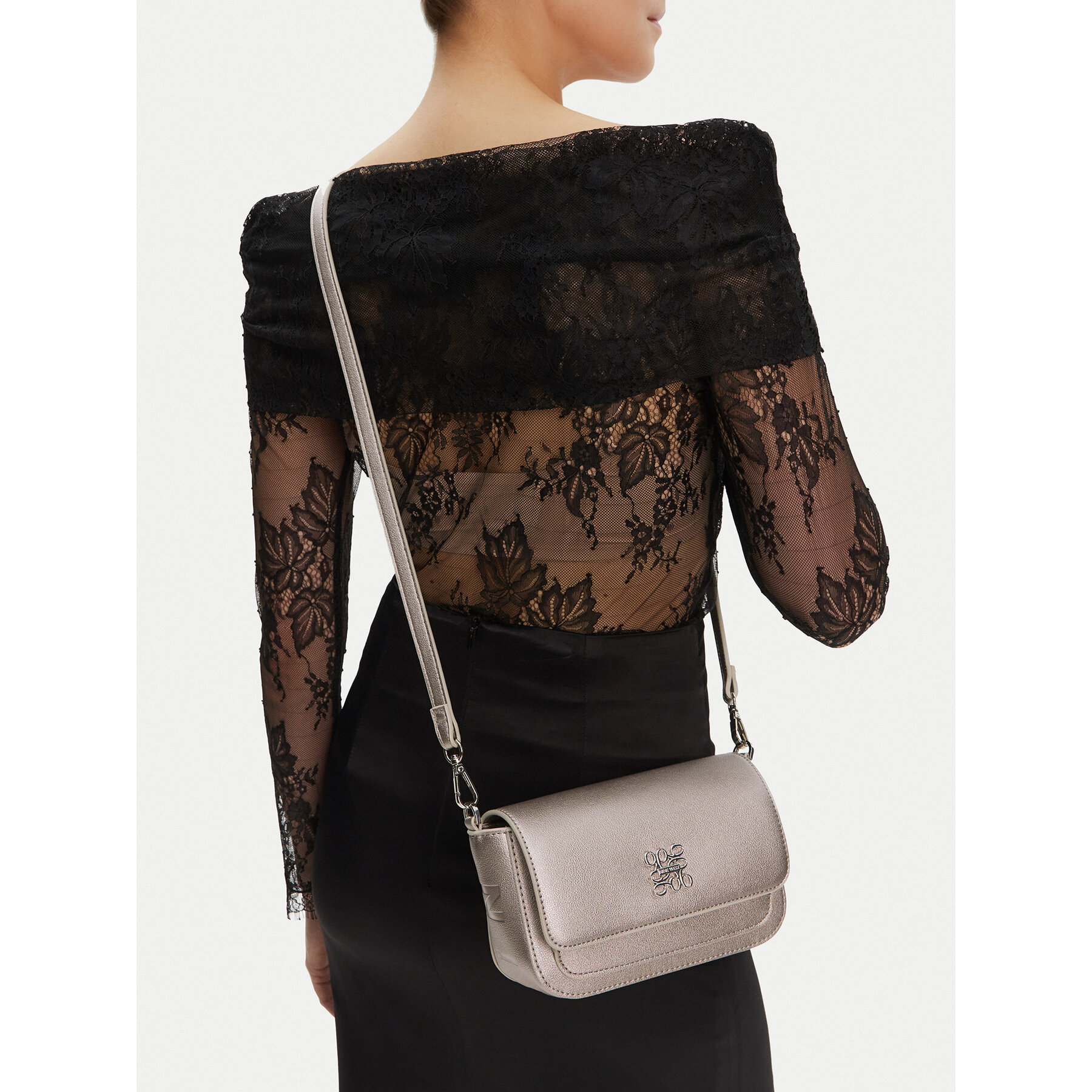 Geantă Nine West CEO-LAYLA-S241045 Argintiu