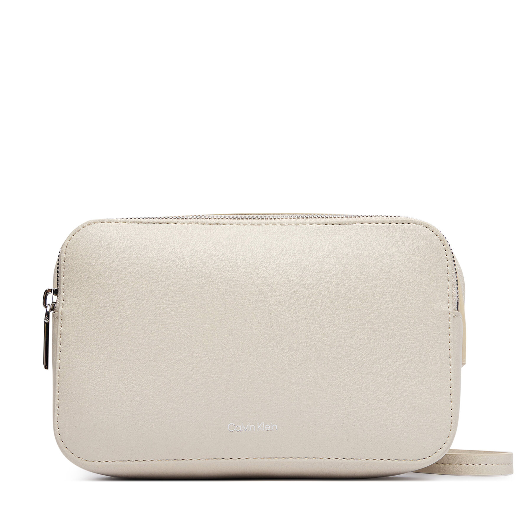 Kabelka Calvin Klein Foil Logo Elongated Camera Bag LV04F3276G Krémová