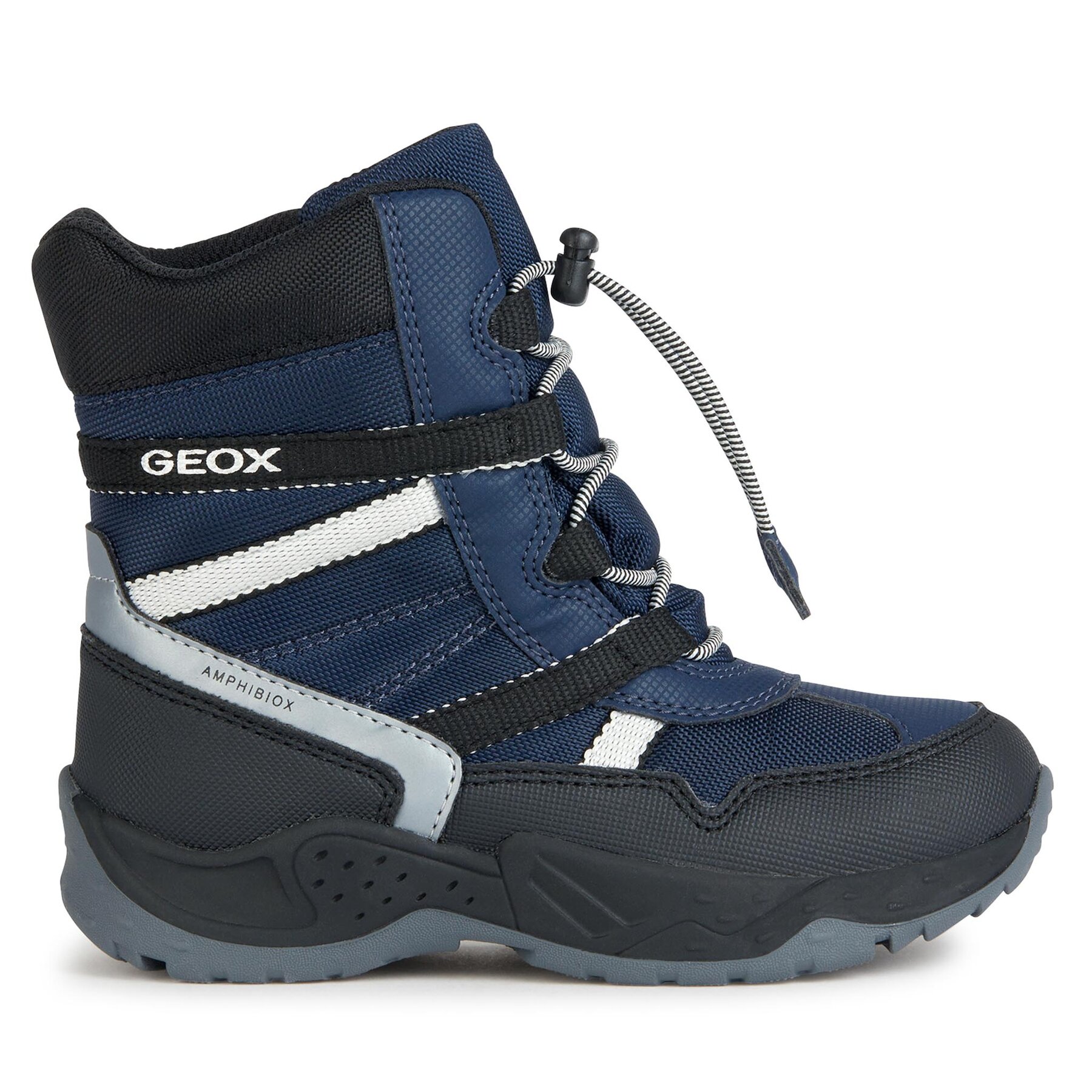 Snehule Geox J Sentiero Boy B Abx J26FSA 0FU50 C0832 M Tmavomodrá
