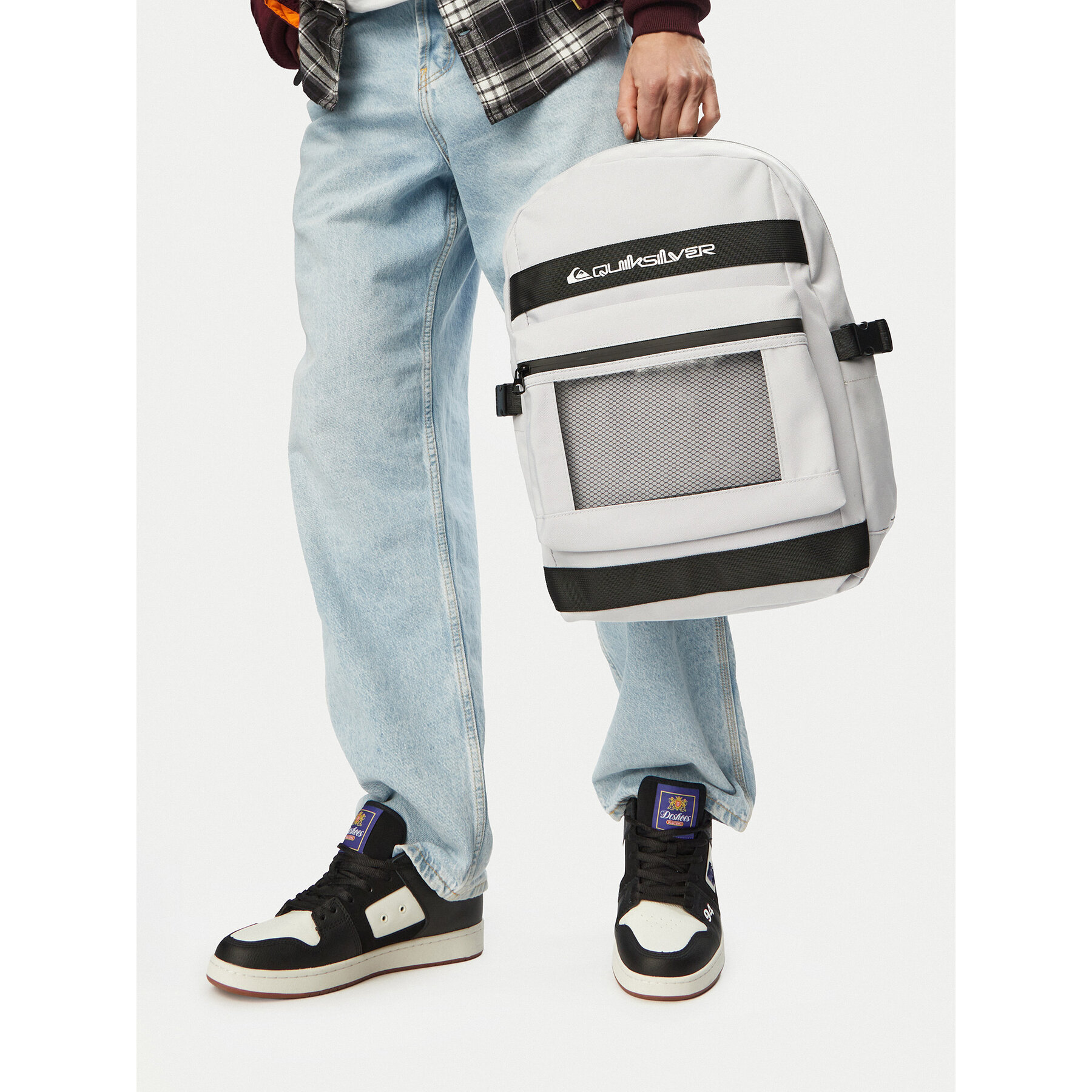 Ruksak Quiksilver CWBEO-QUIK-M-002-10 Svetlosivá