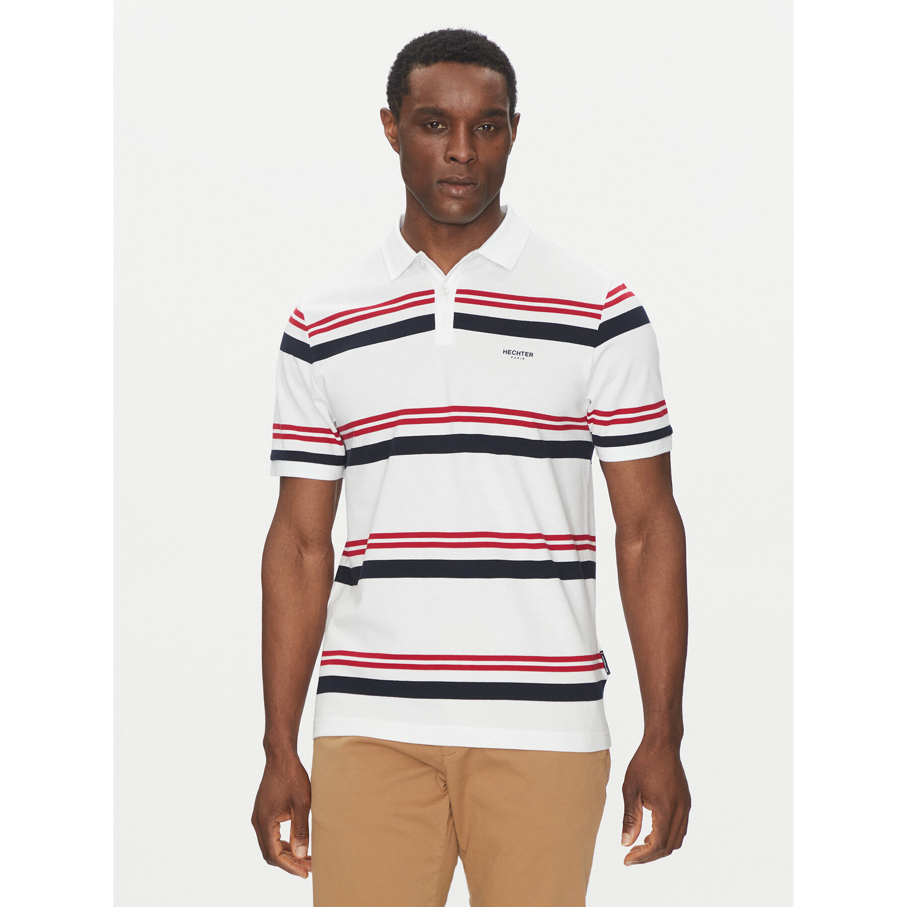 Hechter Paris Polo majica 74016 151928 Bela Regular Fit
