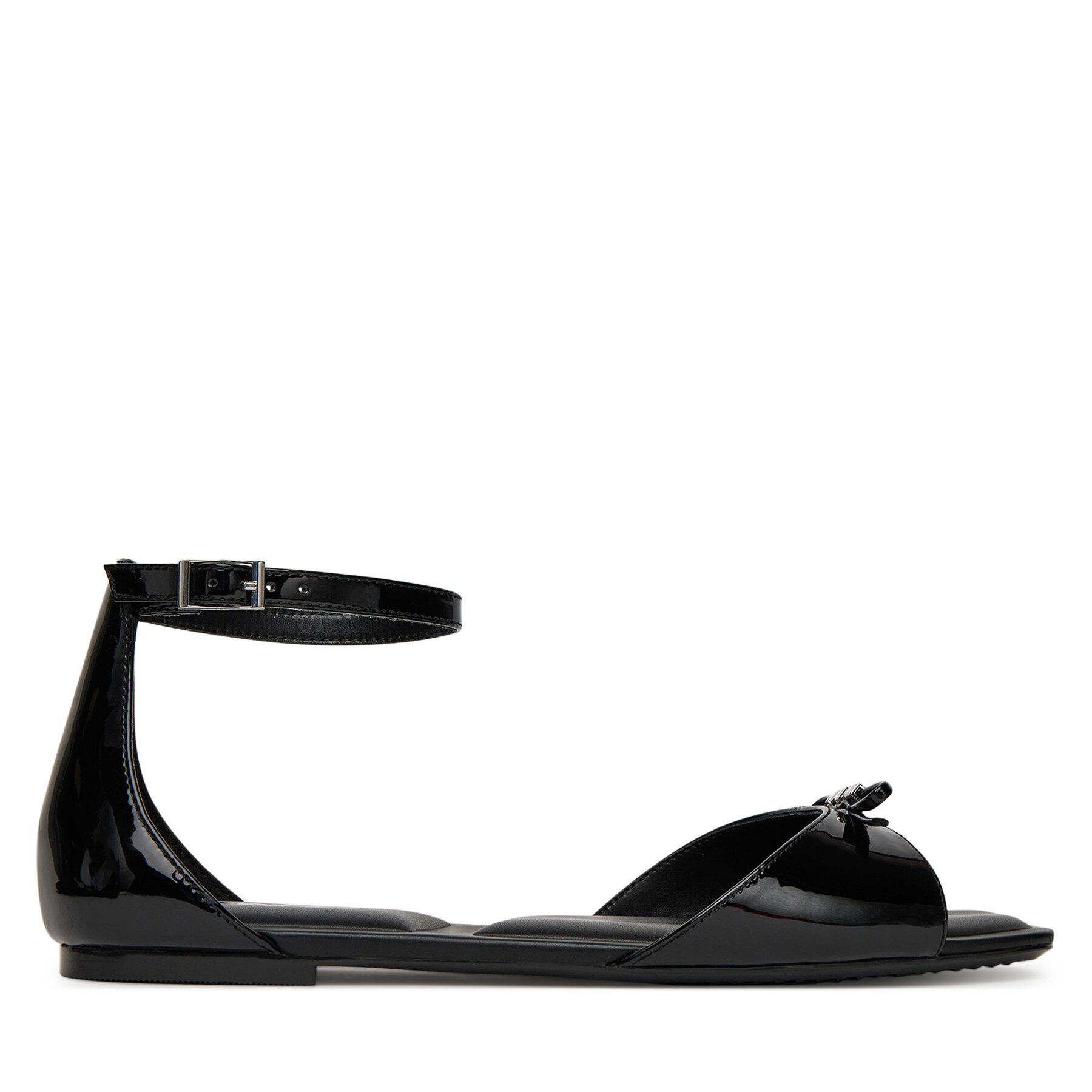 Сандали DKNY Dazey Flat Ankle Strap K1599651 Черен