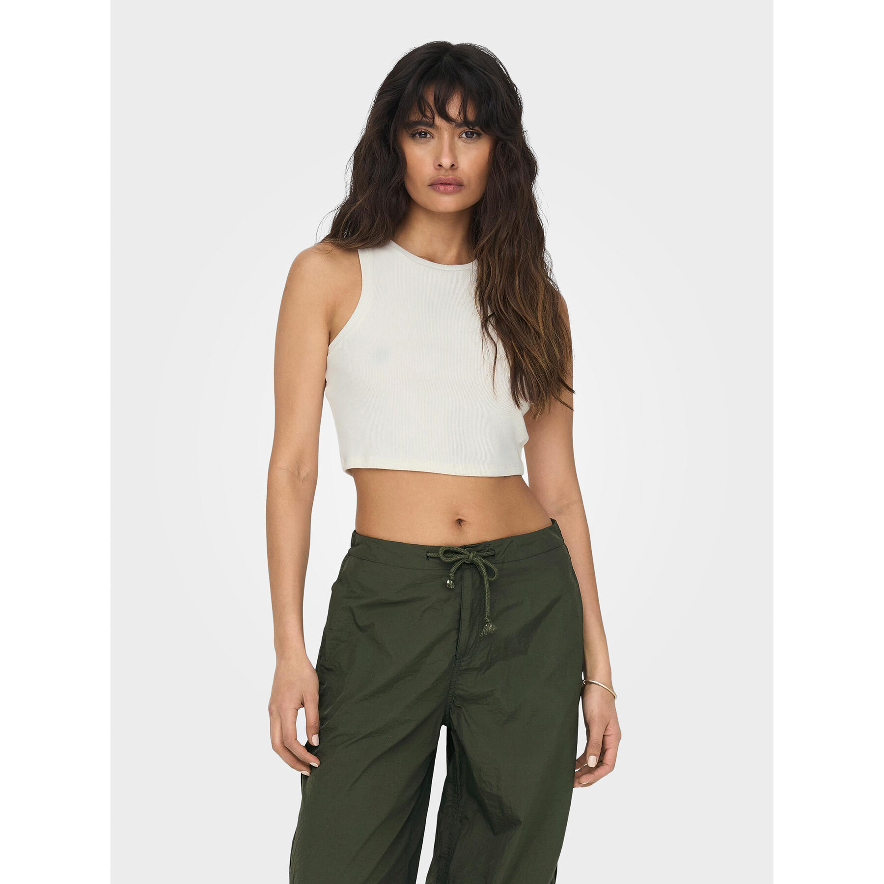 ONLY Top Vilma 15282771 Bianco Slim Fit