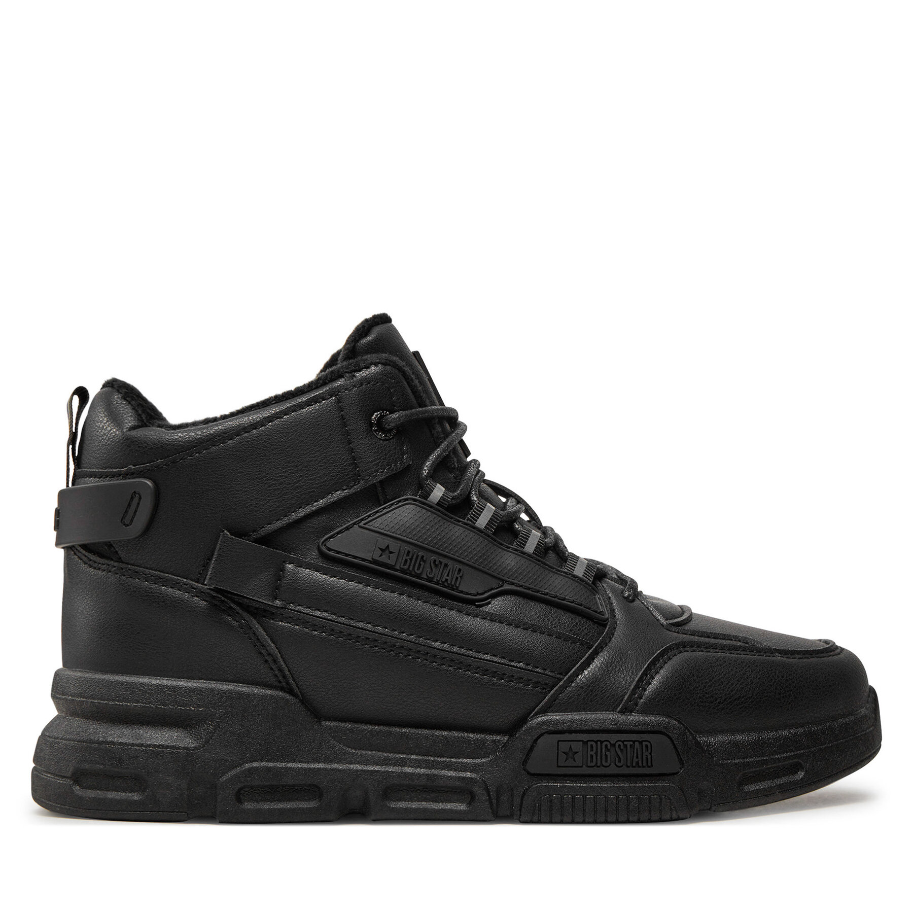 Męskie Sneakersy Big Star Shoes, Rozmiar 41 Czarny OO174587