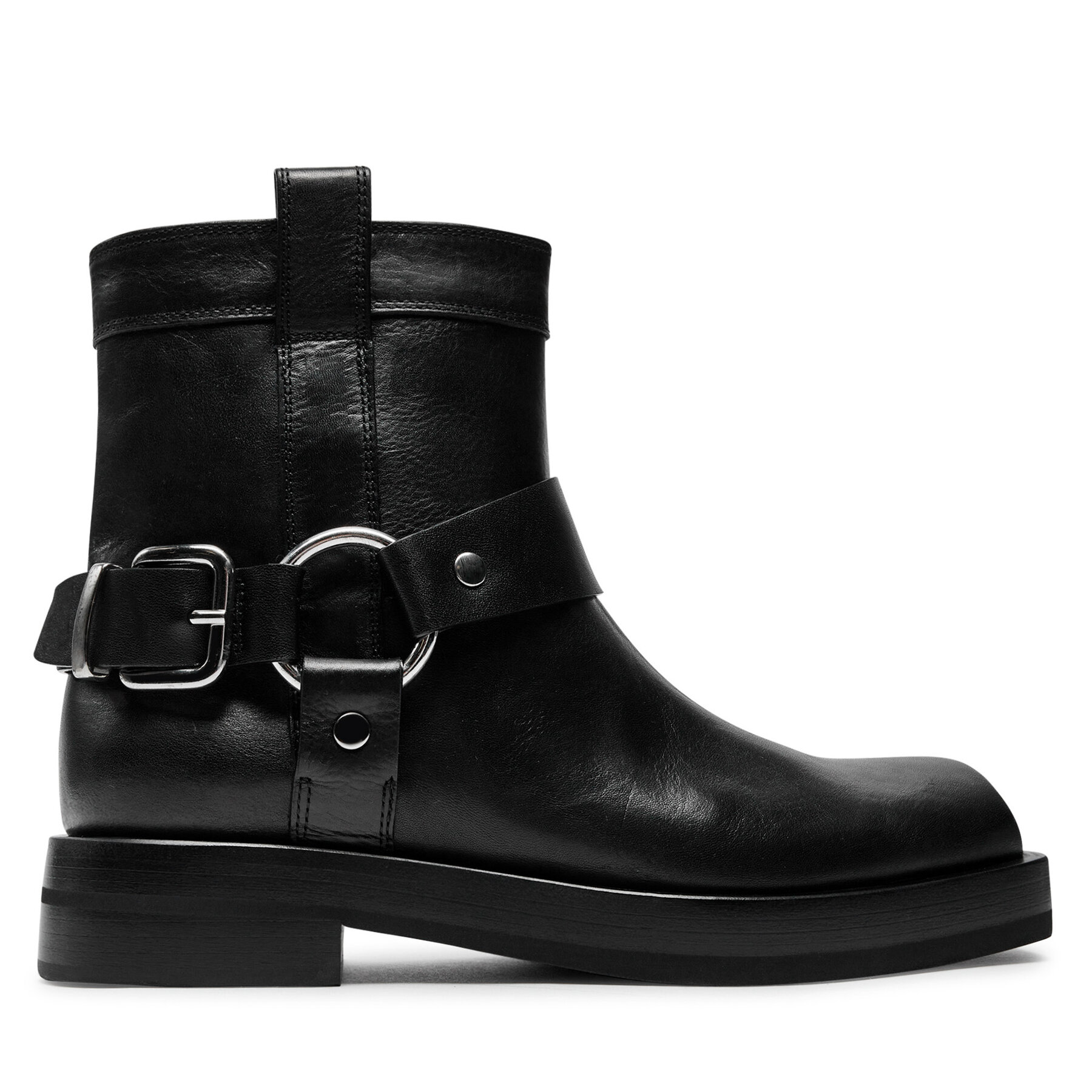 Damskie Botki AGL, Rozmiar 36 Czarny Rina Lowboot D774502PGDESER0000