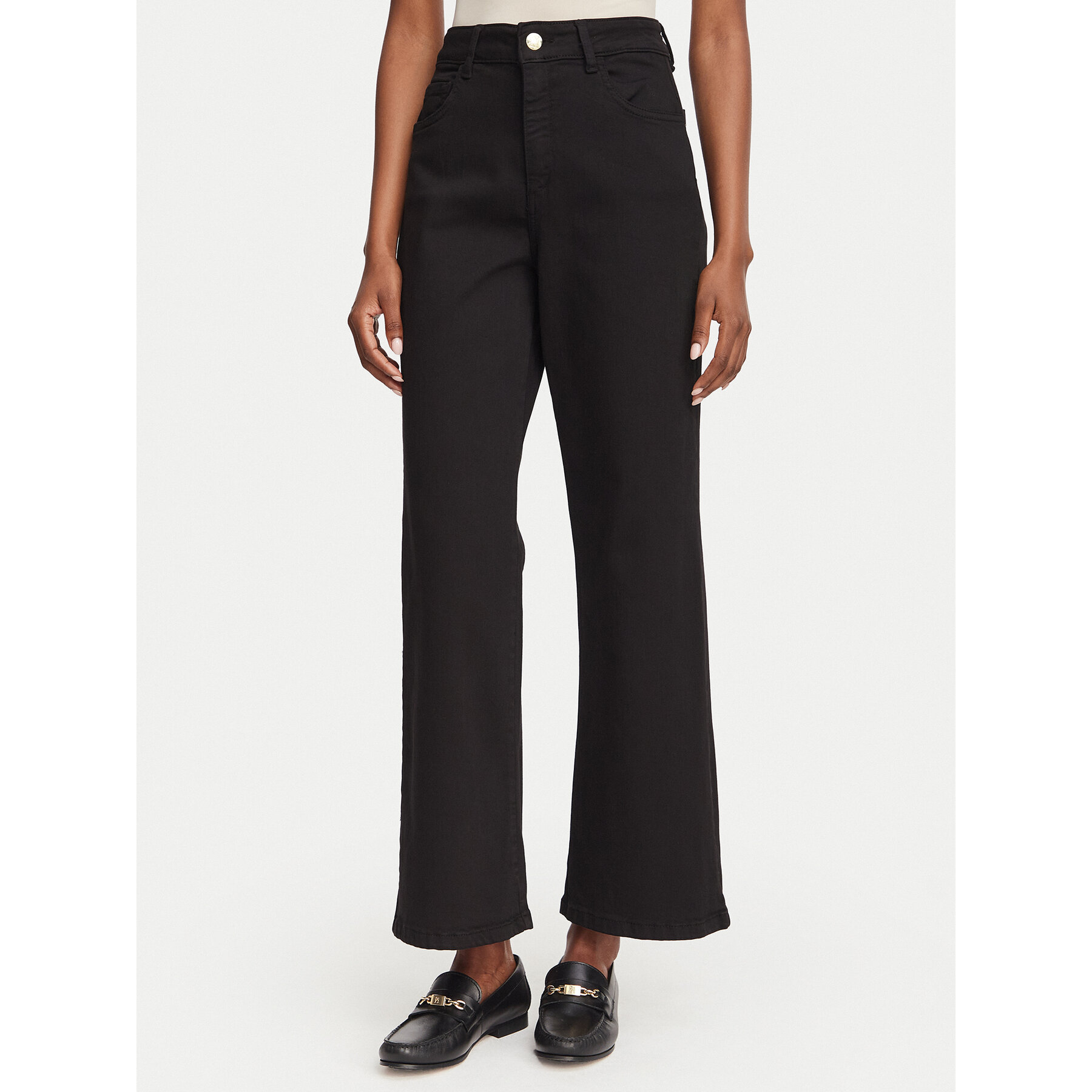 Marella Jeans Emme by Marella Fuxia 2625136061 Schwarz Wide Leg