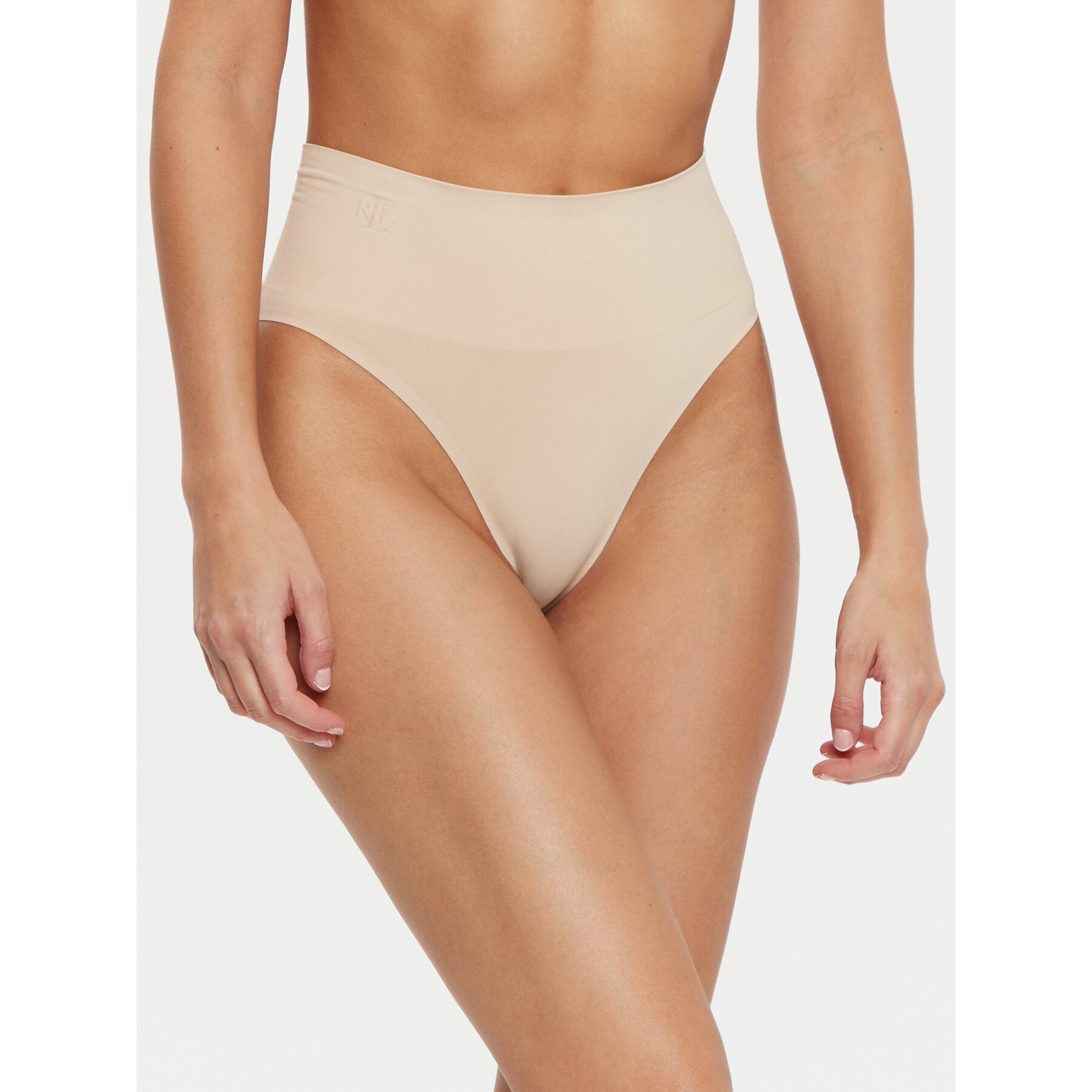 LAUREN RALPH LAUREN Mutande classiche a vita alta 4L0020 Beige