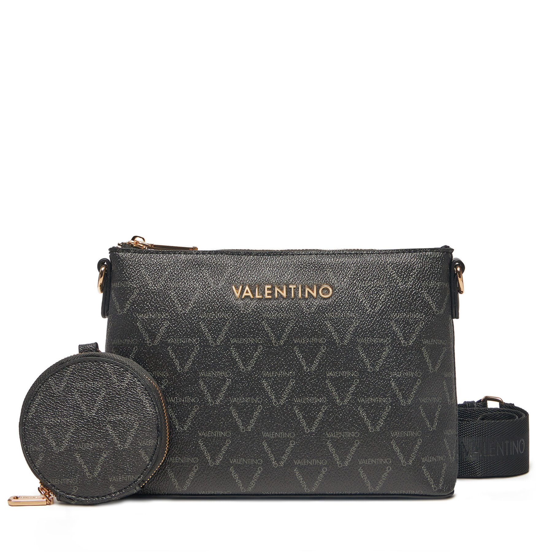 Táska Valentino Lady Re VBS8GT17 Fekete