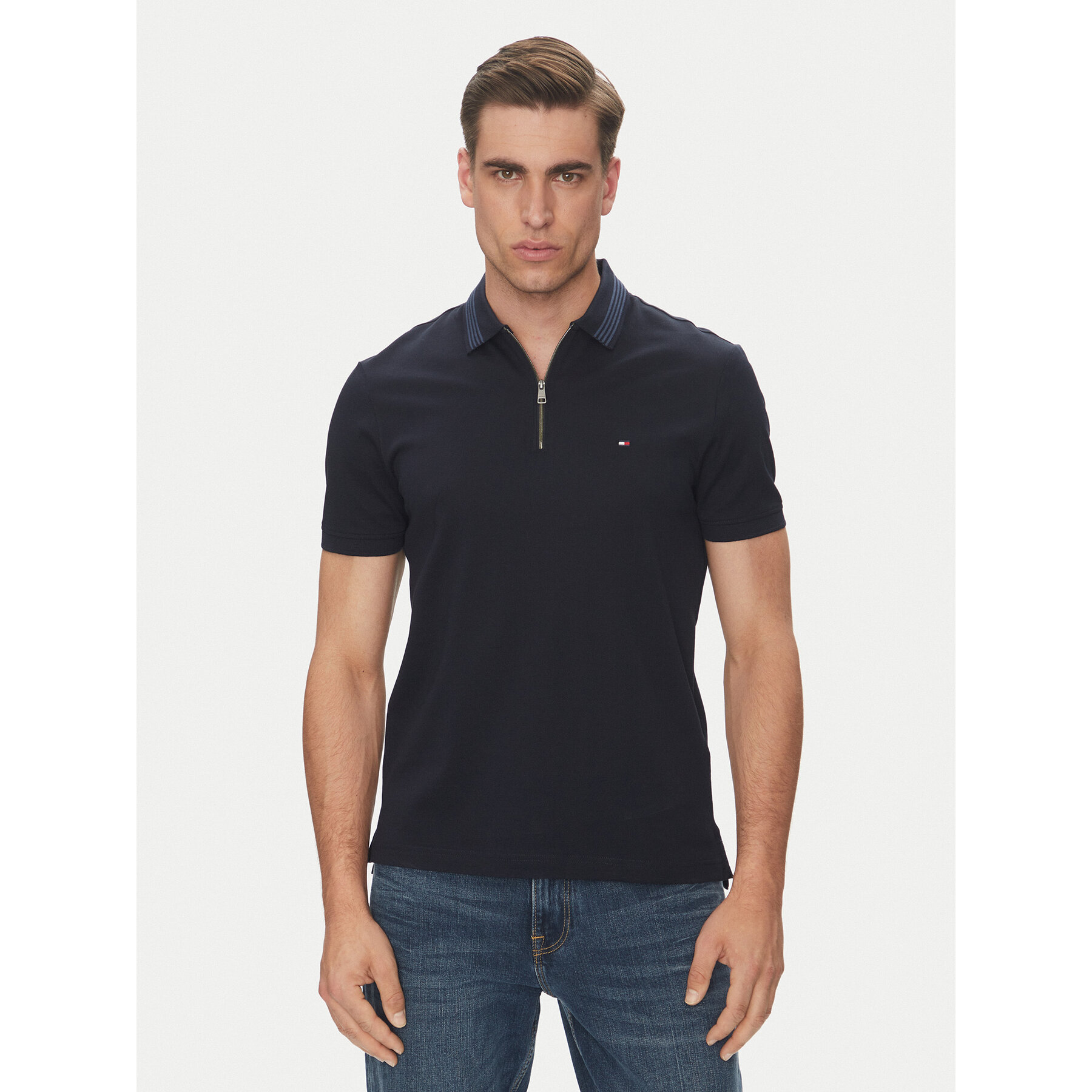 Tommy Hilfiger Pólóing MW0MW38473 Sötétkék Regular Fit