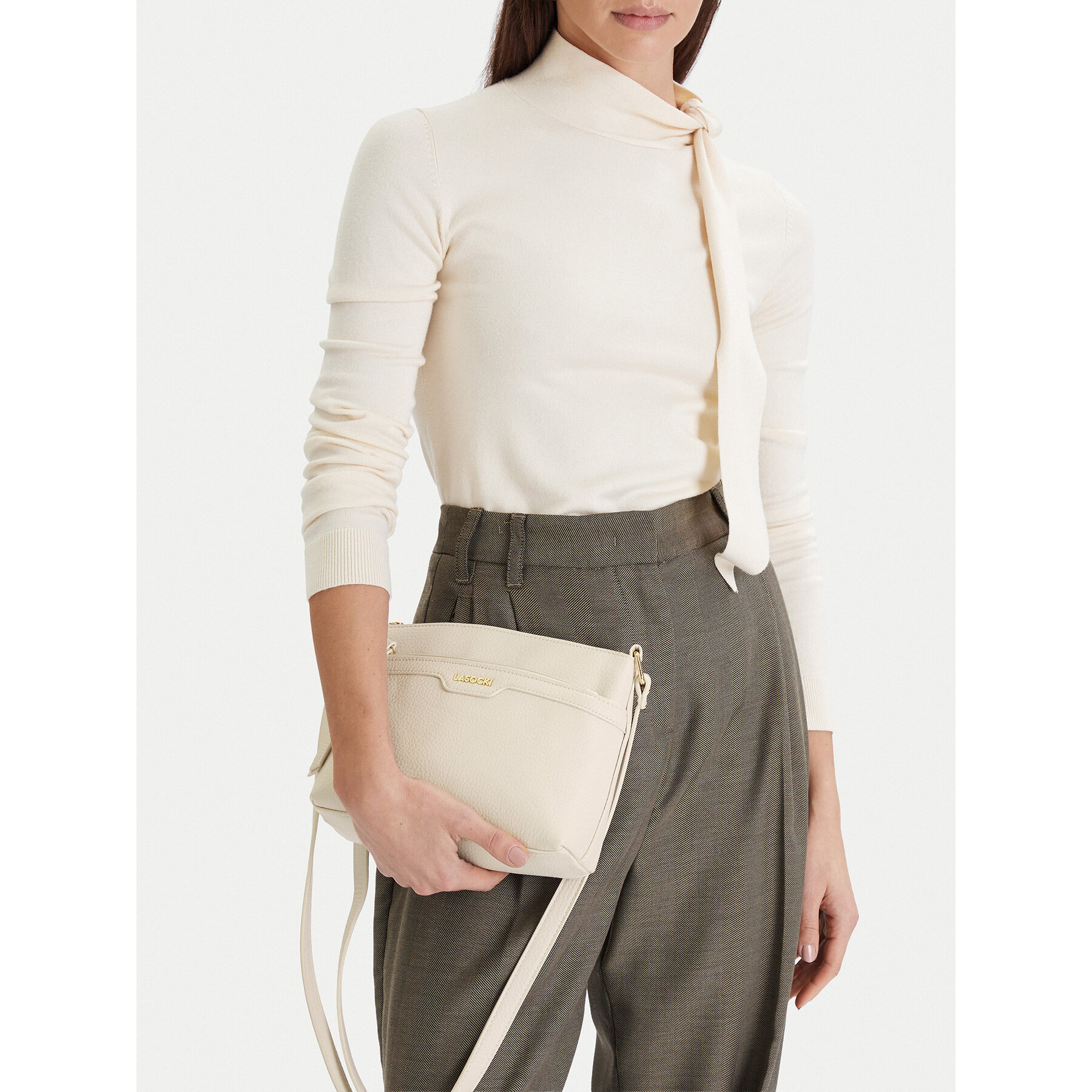 Τσάντα Lasocki CEO-LSK-M-004-07 Εκρού