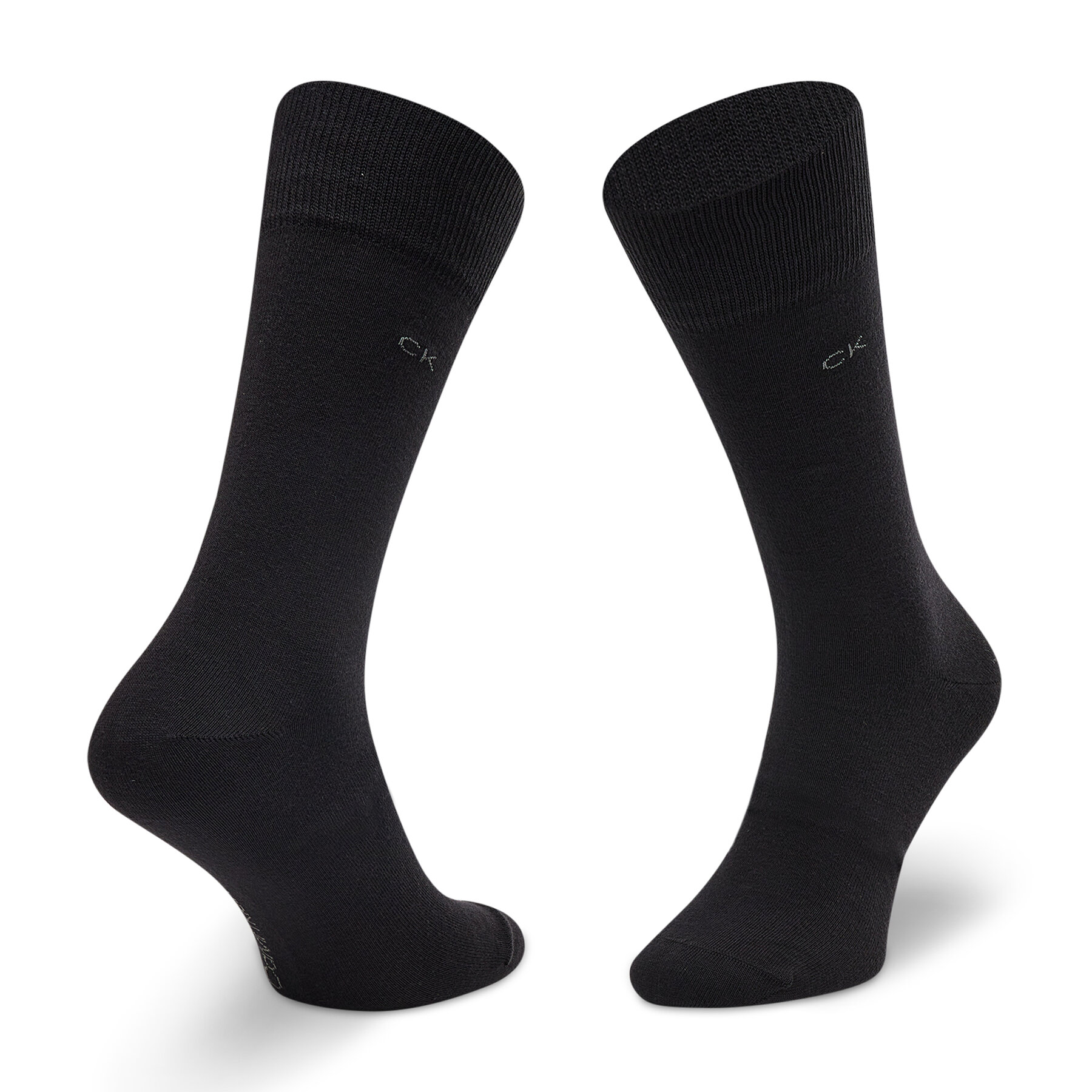 Lot de 2 paires de chaussettes hautes homme Calvin Klein 701218631 Noir