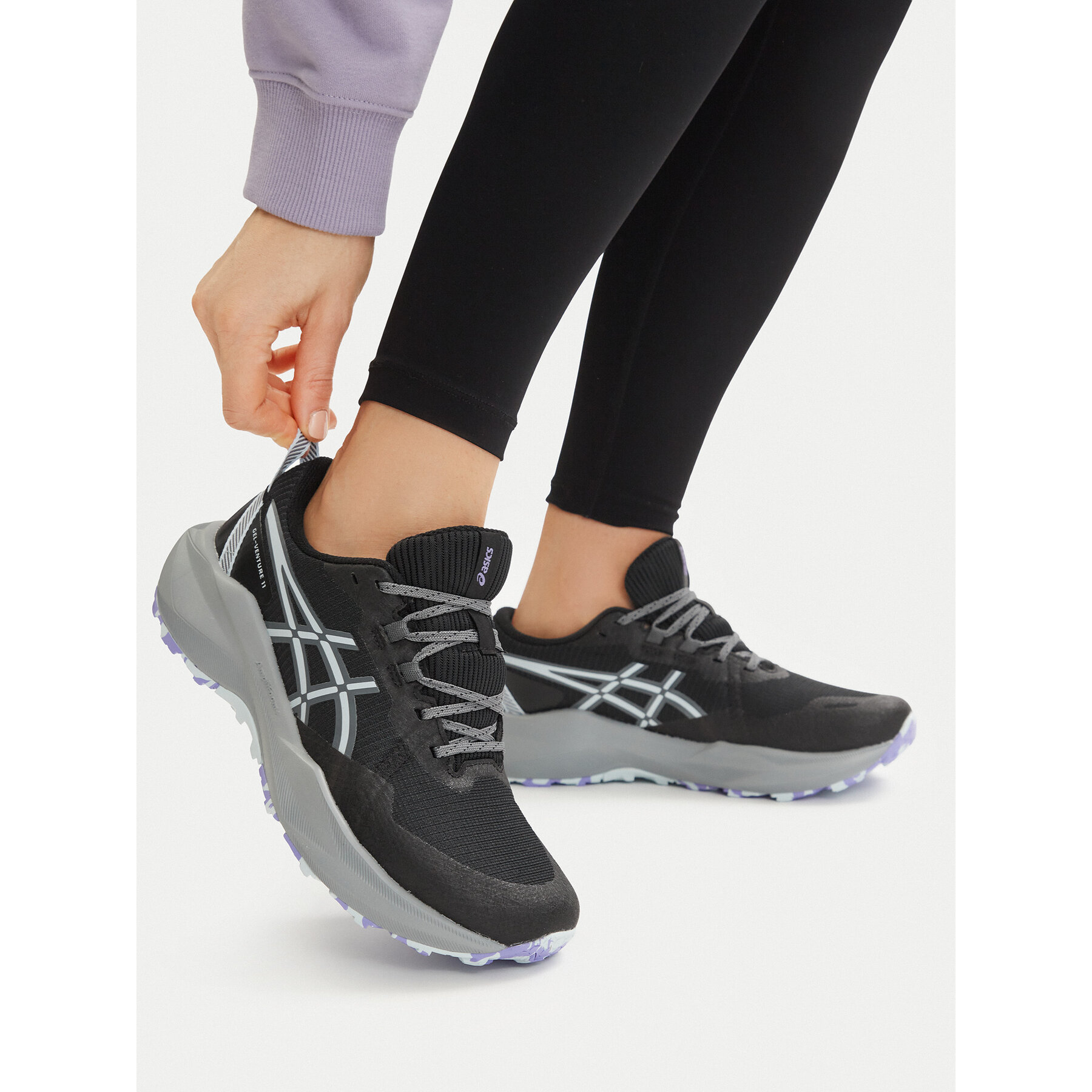 Bežecké topánky Asics Gel-Venture 11 1012B933 Čierna