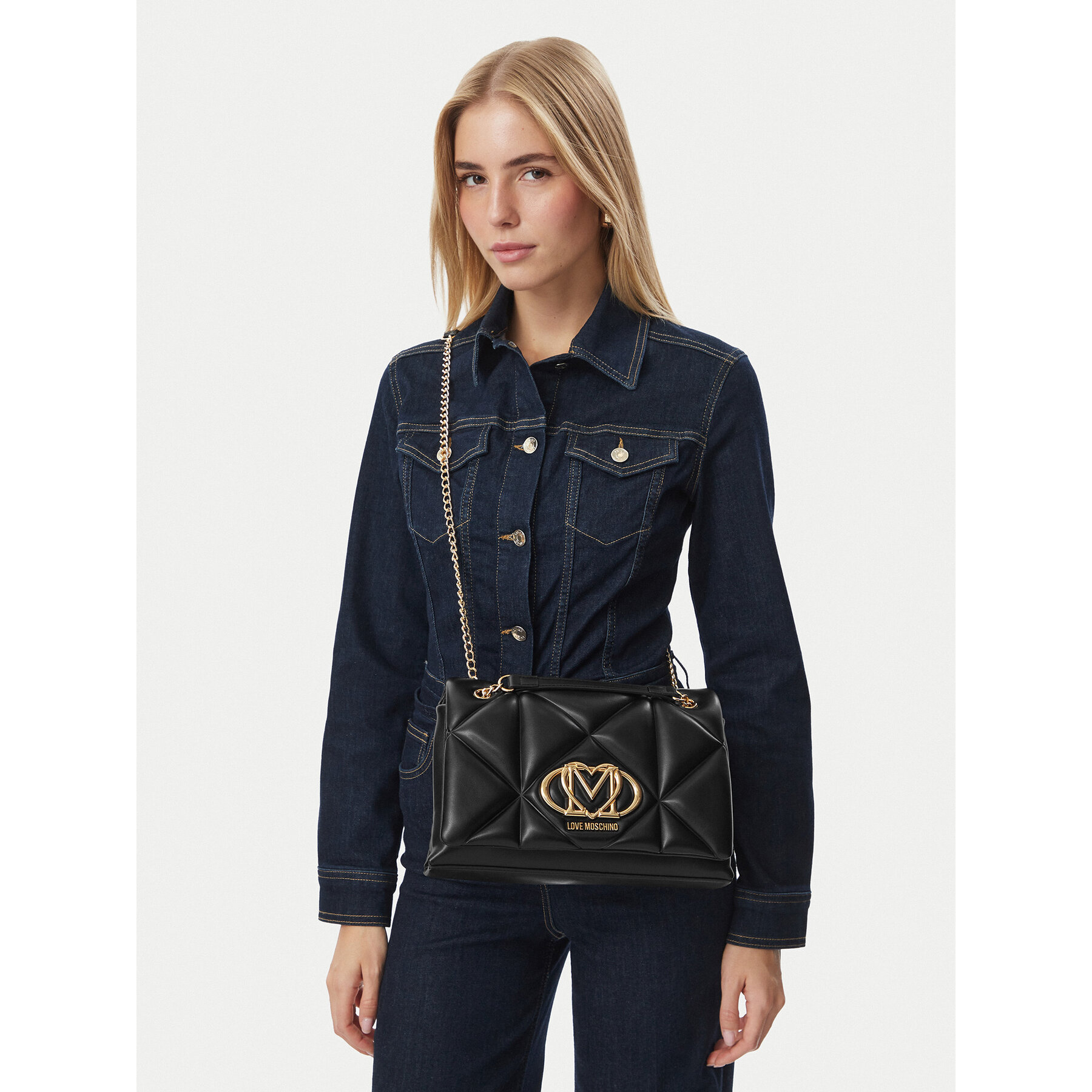 Дамска чанта LOVE MOSCHINO JC4041PP0PLC0000 Черен