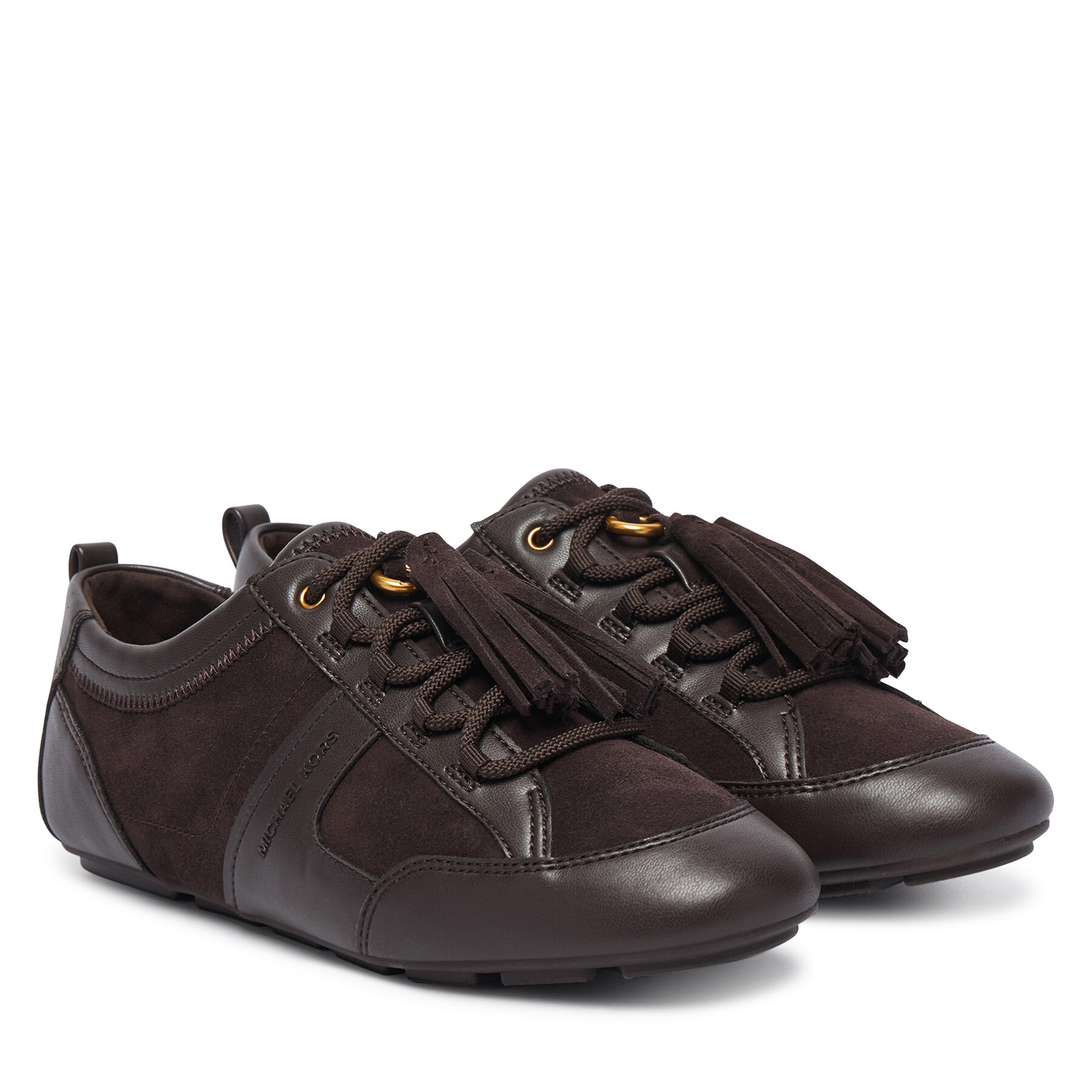 Сникърси MICHAEL Michael Kors Keely 43F6KLFS2S Тъмнокафяв