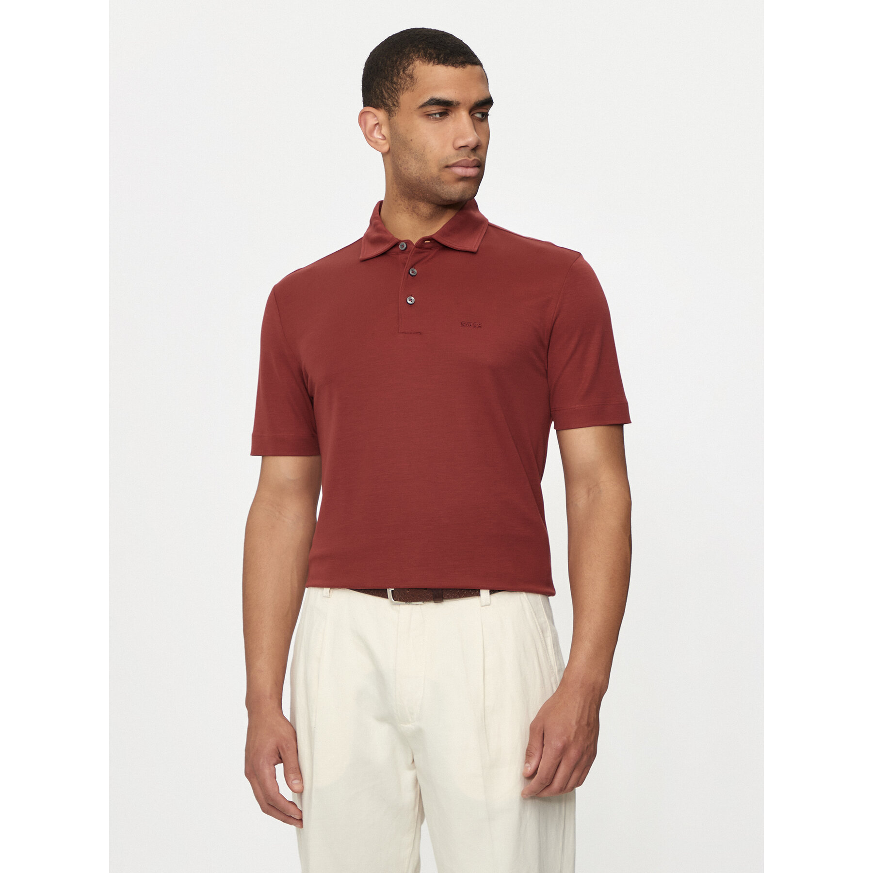 Boss Polo Press 55 50508830 Rosso Regular Fit