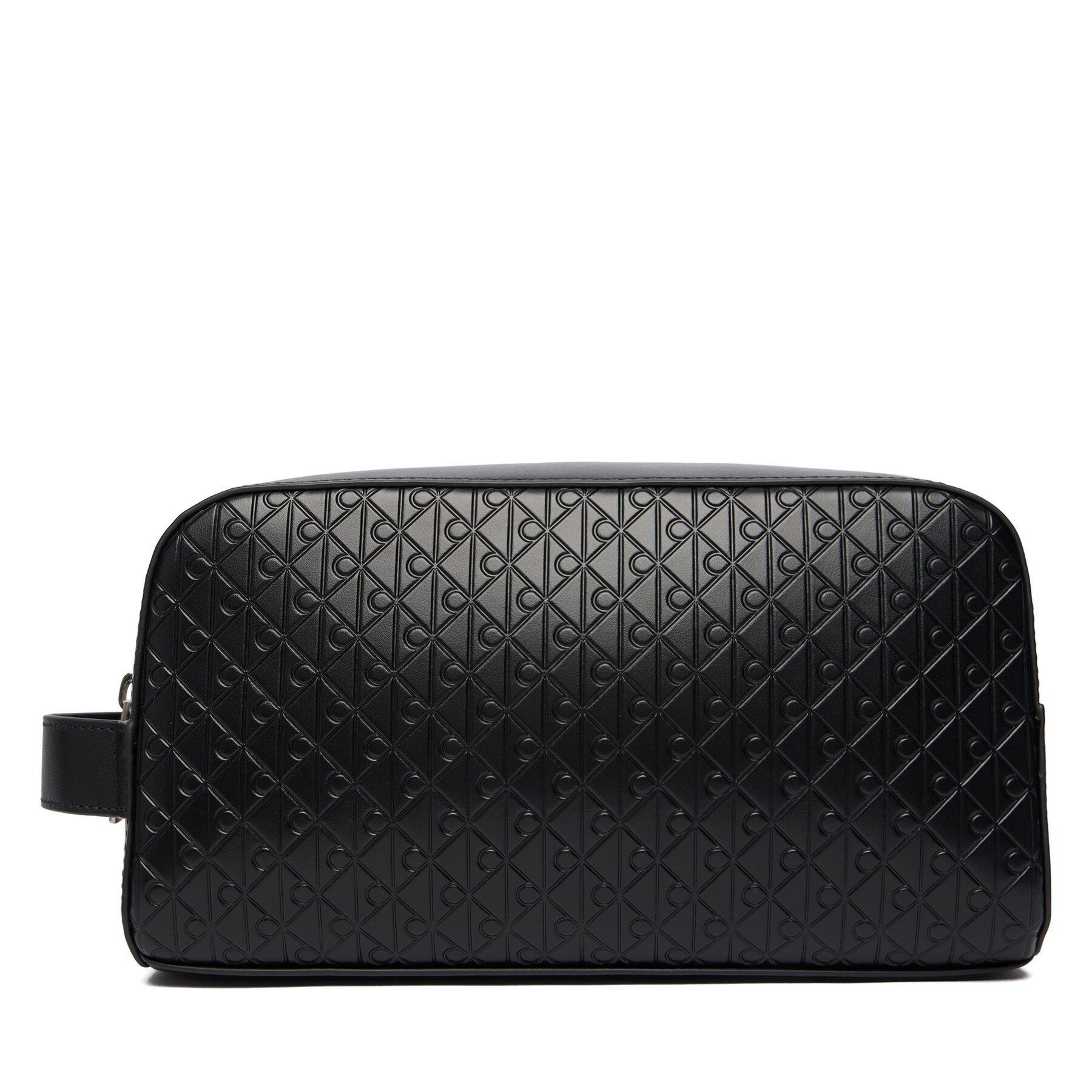 Smink táska Calvin Klein Embossed Emblem Washbag LV04D1146G Fekete