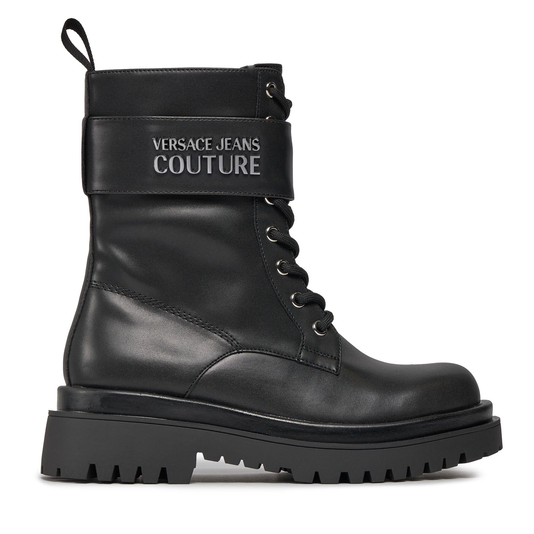 Damskie Trapery Versace Jeans Couture, Rozmiar 35 Czarny 75VA3S64