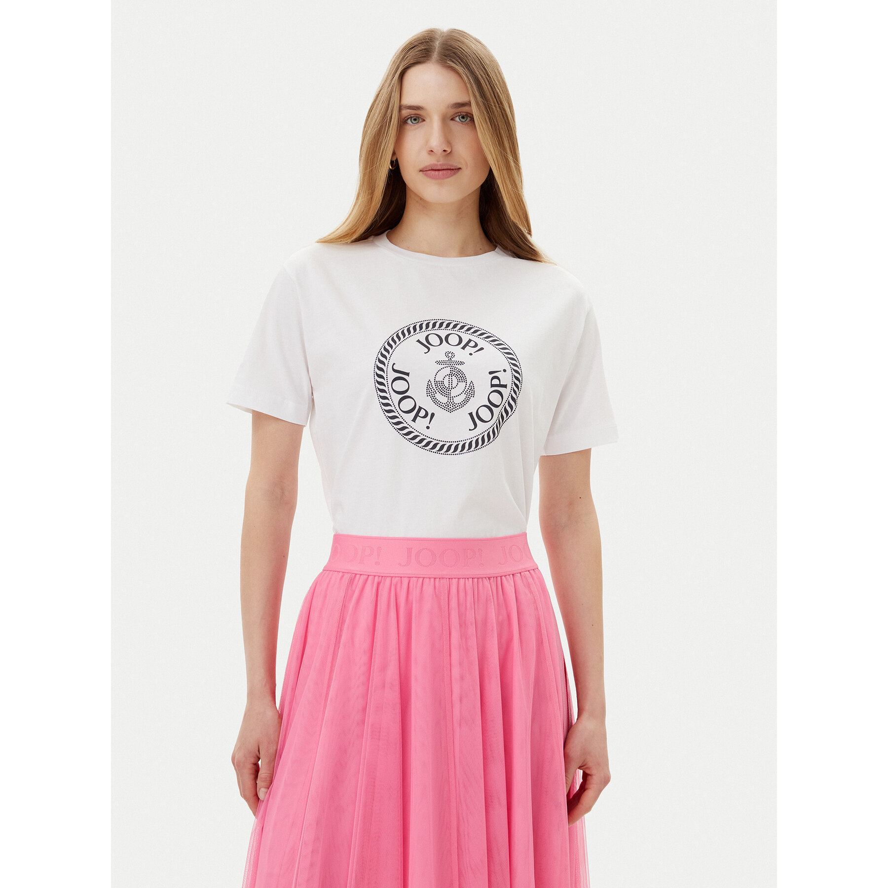JOOP! Póló 58 252JE58Tonia 30046219 Fehér Regular Fit