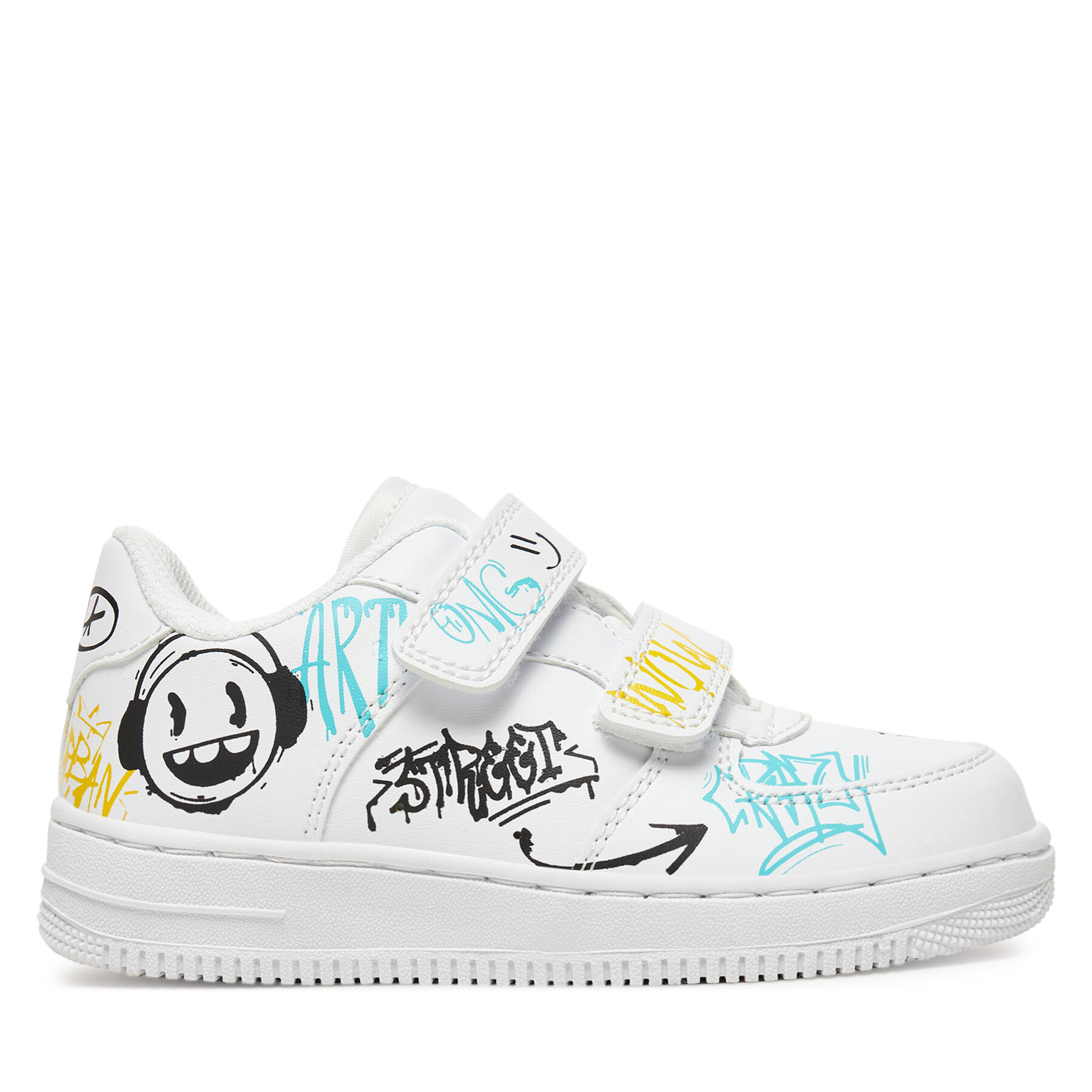 Sneakersy Action Boy K191562 Biela
