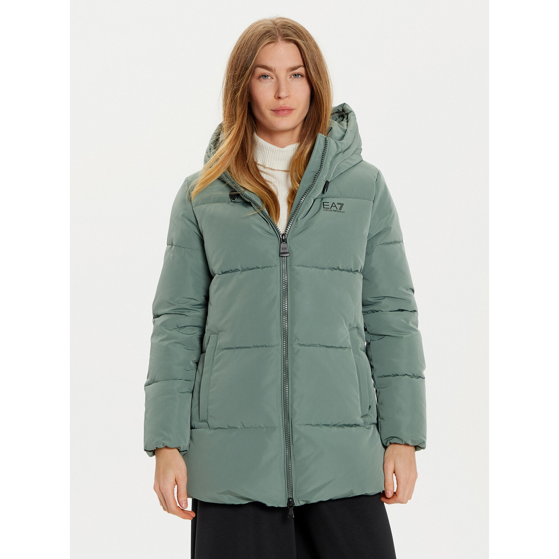 EA7 Emporio Armani Winterjacke 6DTK03 TN8AZ 0898 Grün Regular Fit