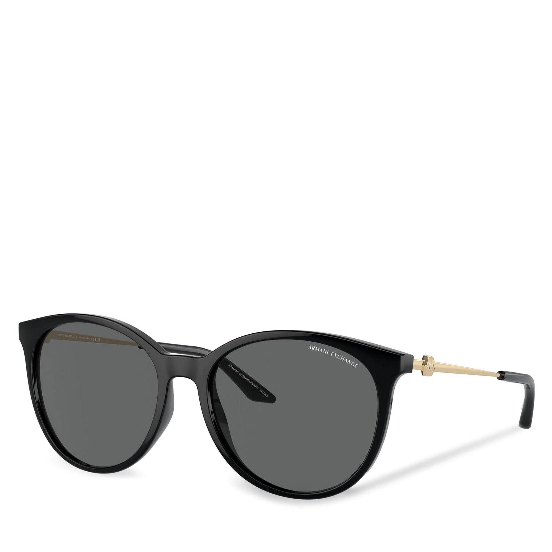Ochelari de soare Armani Exchange, Mărimea: 55, Negru, 0AX4140S
