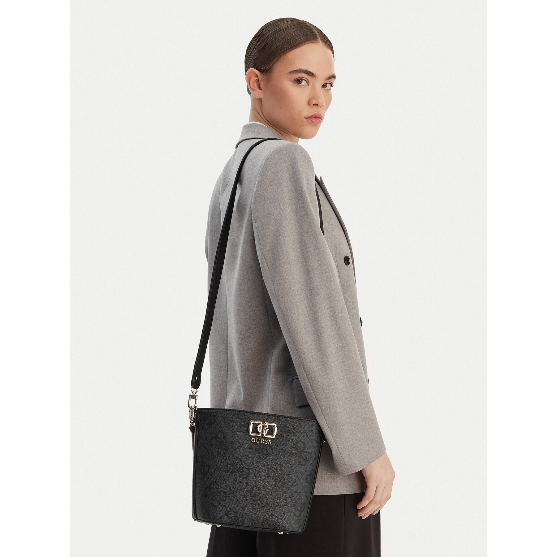 Geantă Guess Karnilla HWOS99 01010 Gri