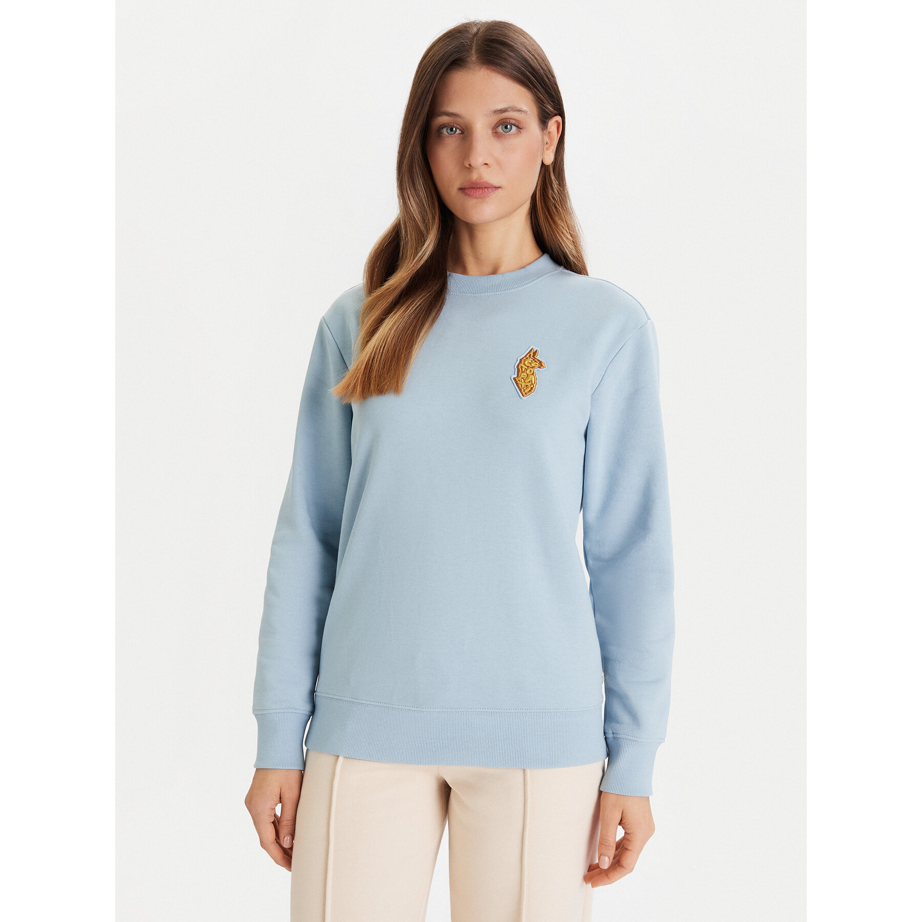 Cotopaxi Sweatshirt Lava Liama Crew F25474W1530 Himmelblau Regular Fit