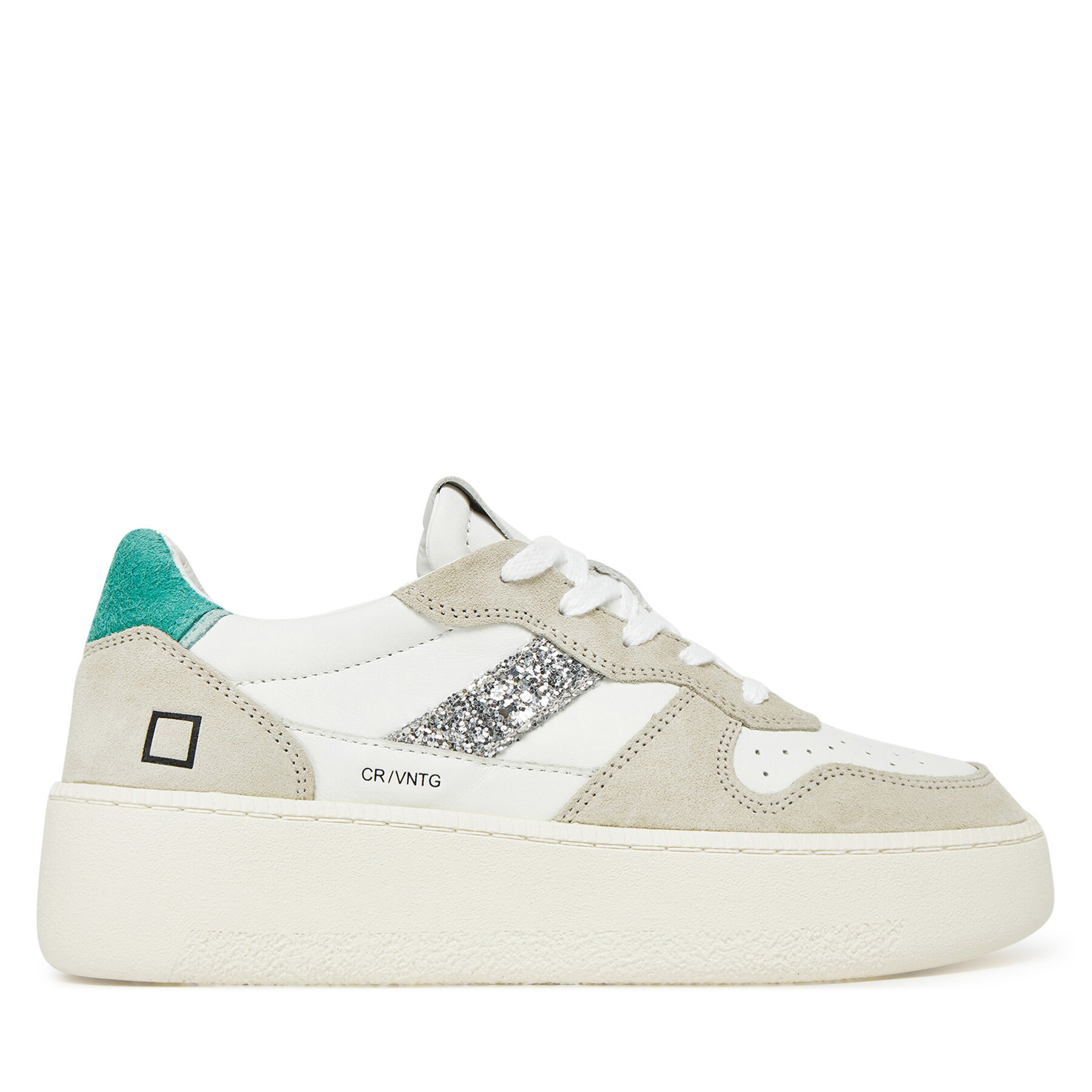 Sneakers D.A.T.E. Court W421-CP-VC Bianco