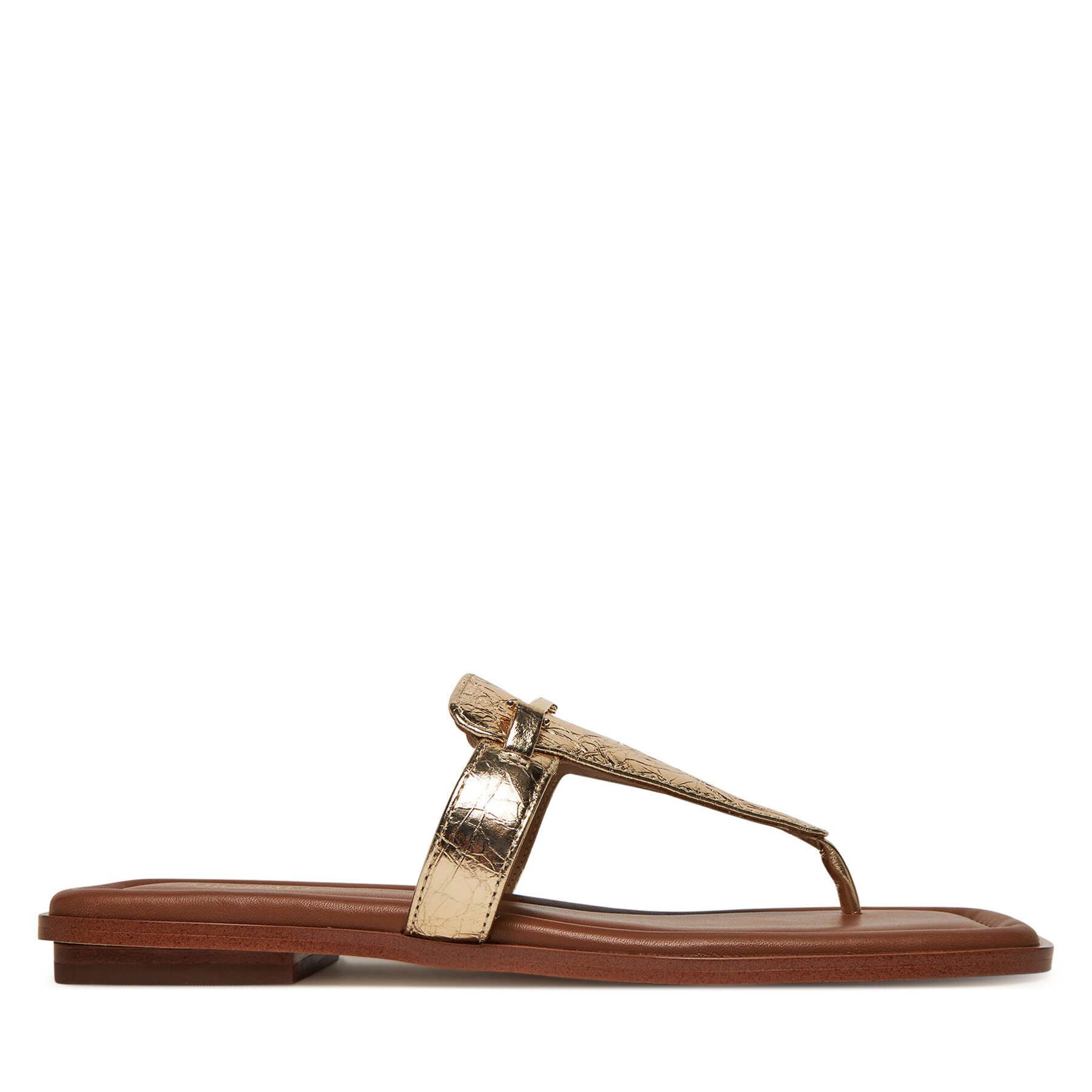 Flip flop MICHAEL Michael Kors Lena 40R5LEFS1M Auriu