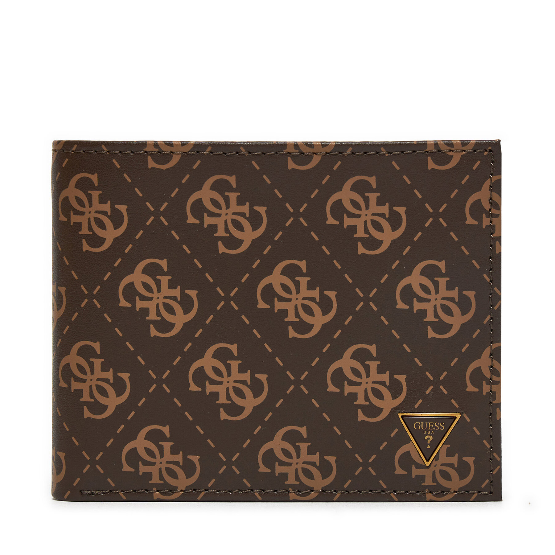 Guess Μεγάλο Πορτοφόλι Ανδρικό Guess SMVELE LEA20 Καφέ
