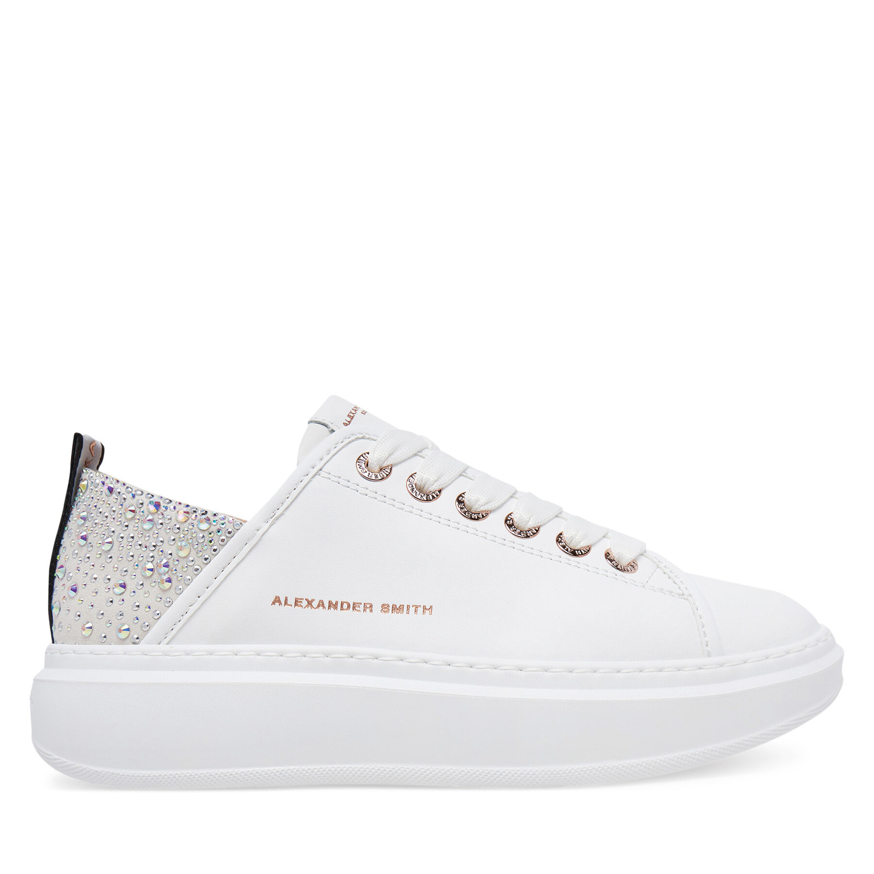 Damskie Sneakersy Alexander Smith, Rozmiar 37 Biały Wembley ASBBWYW 0506