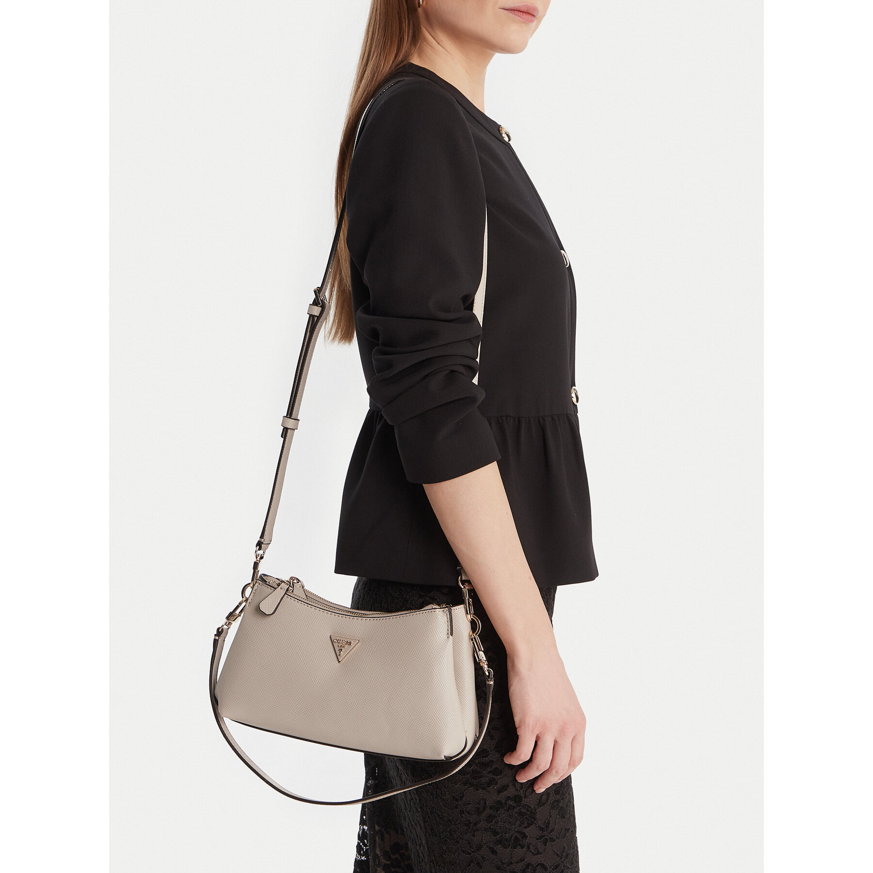 Kabelka Guess Noelle II Mini HWZG96 72730 Béžová