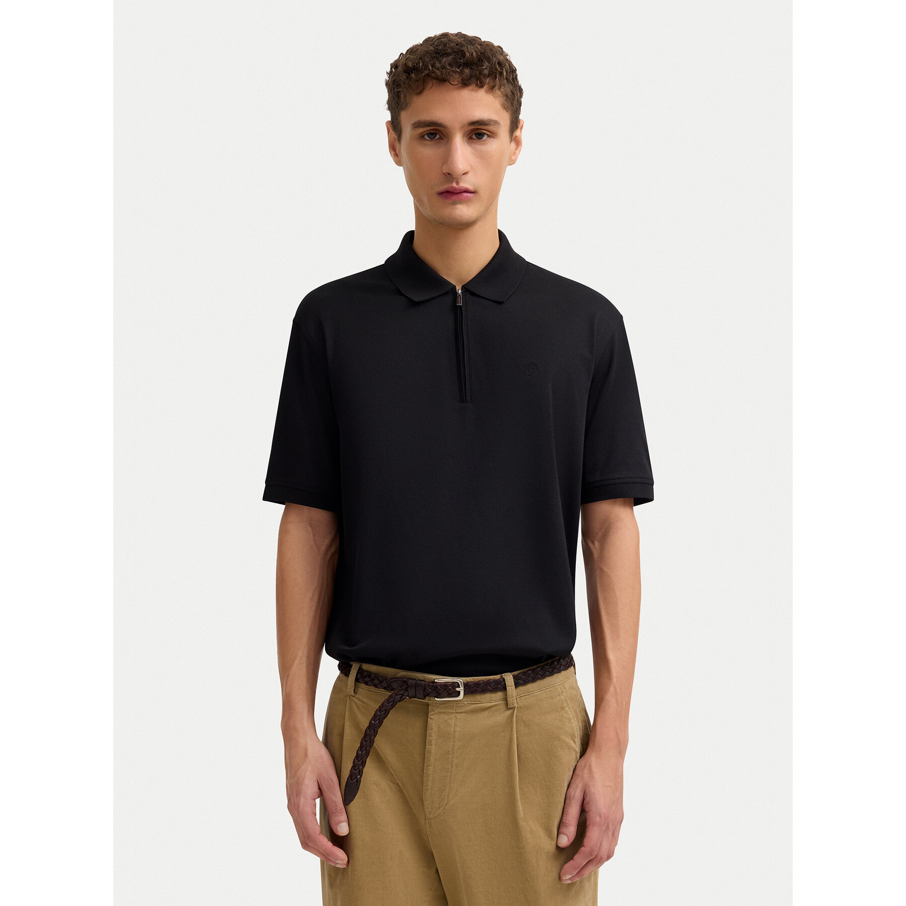 Bugatti Poloshirt 8150-15097E Schwarz Regular Fit