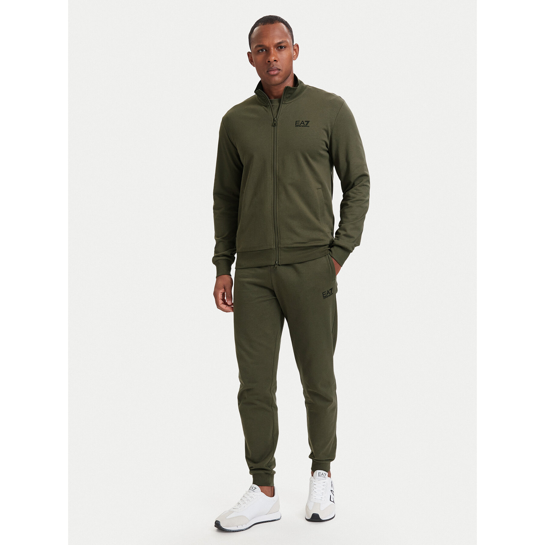 EA7 Emporio Armani Jogginganzug 8NPV60 PJVRZ U7014 Dunkelgrün Regular Fit