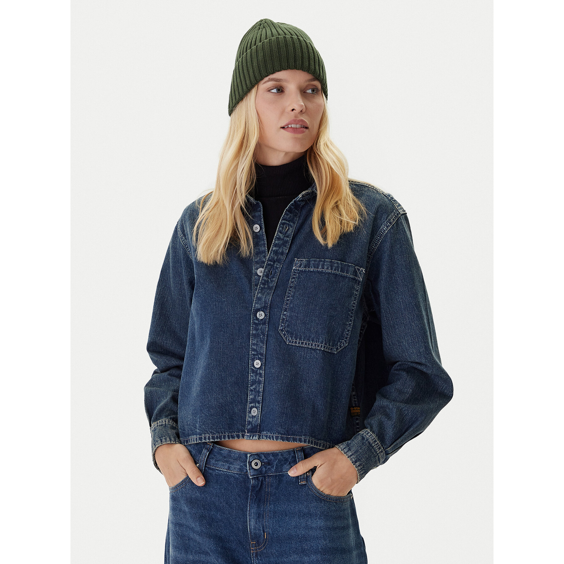 G-Star Raw traper košulja D26801-D777 Šarena Boxy Fit