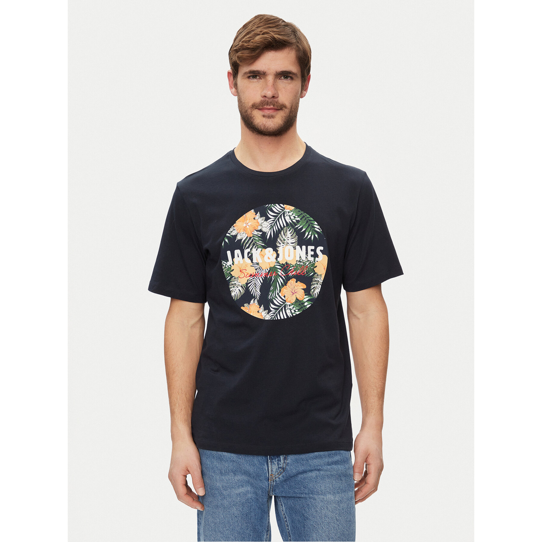 Jack & Jones T-shirt Chill 12248072 Blu scuro Standard Fit