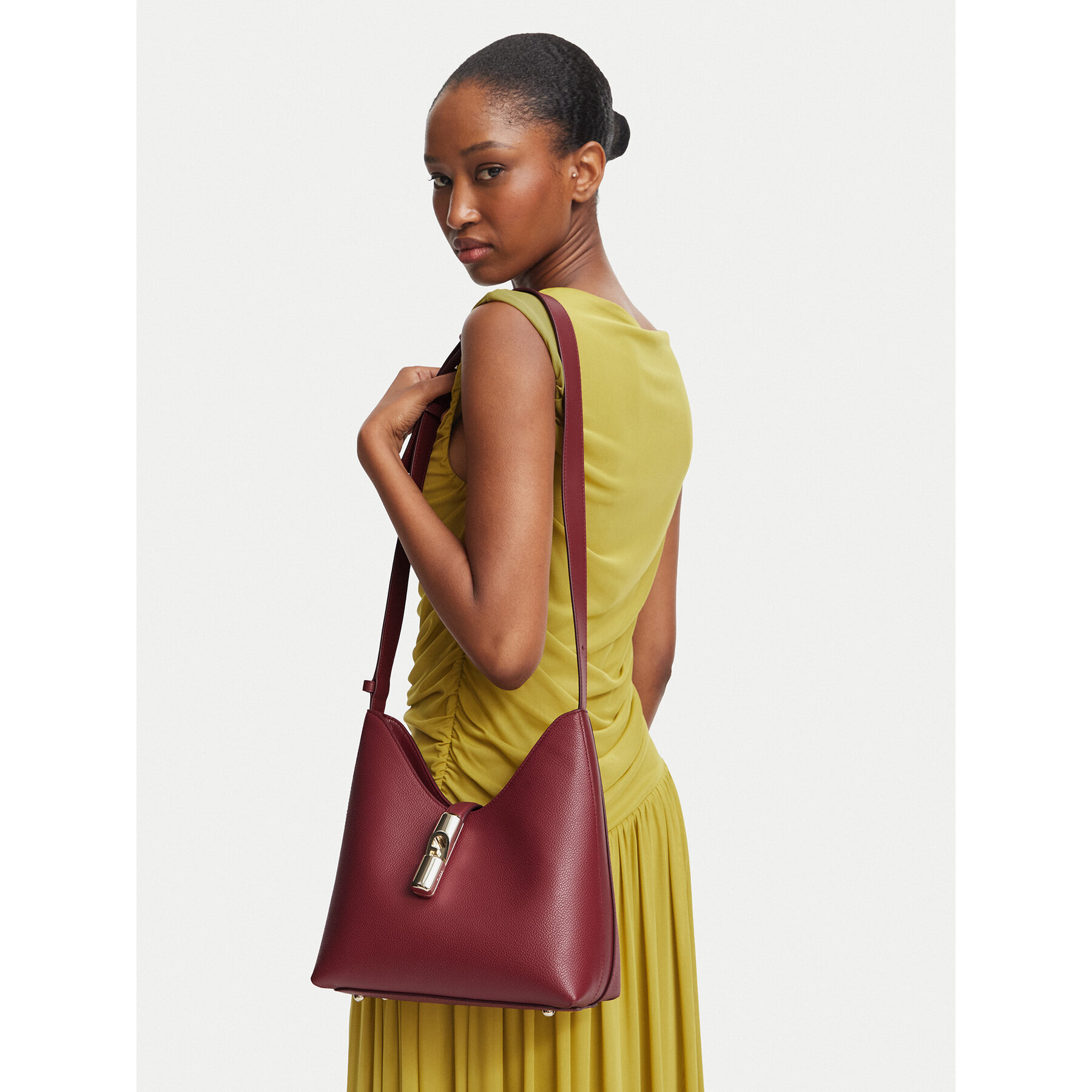 Torbica Furla Goccia S WB01979 BX3353 CGQ00 Tamnocrvena
