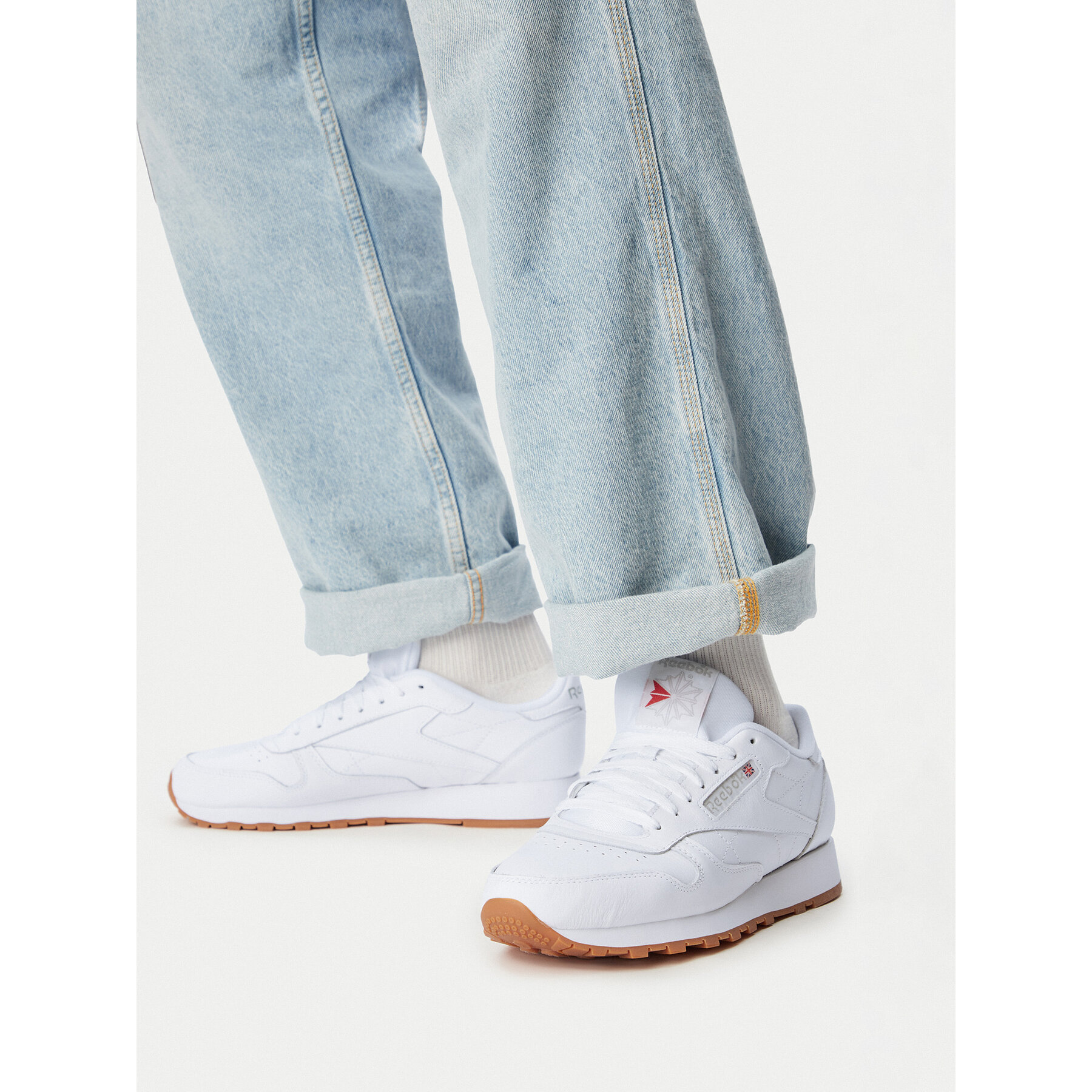 Sneakersy Reebok SS-CLASSIC LEATHER 100008491 Biela