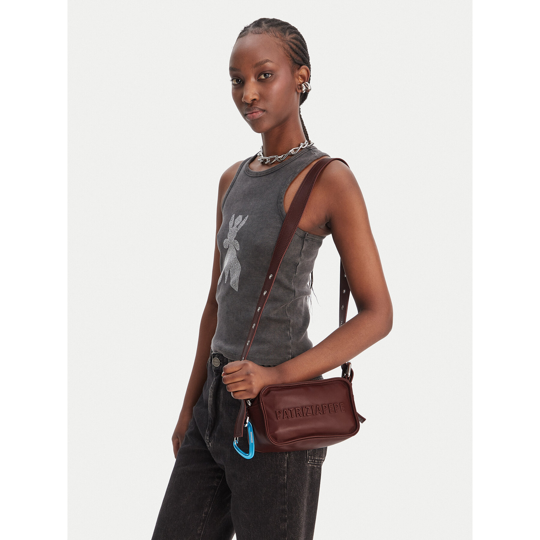 Geantă Patrizia Pepe 2B0153/L113-B861 Maro