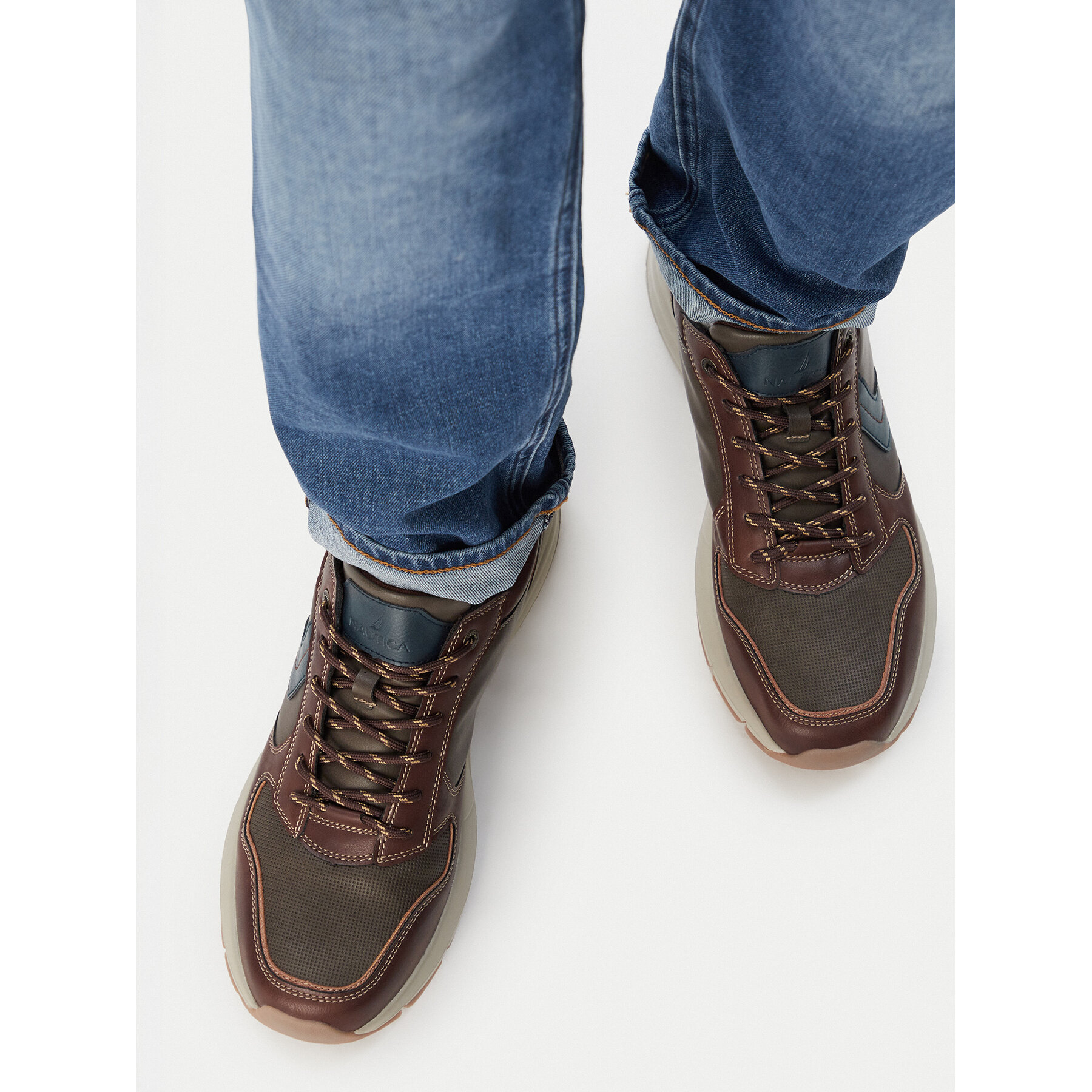 Sneakersy Nautica CEO-FENDER-01 Hnědá