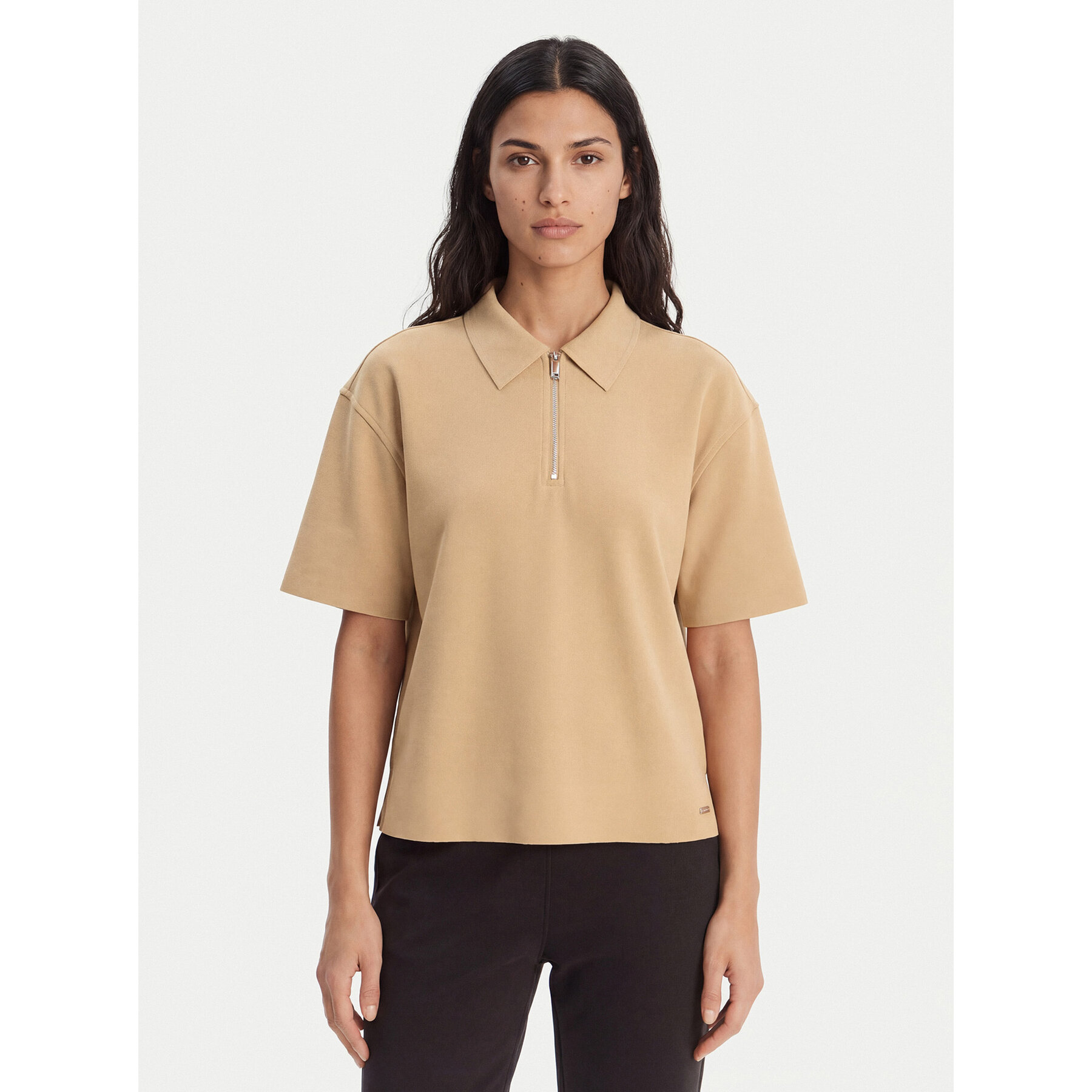 Calvin Klein Poloshirt LV044E241G Beige Relaxed Fit