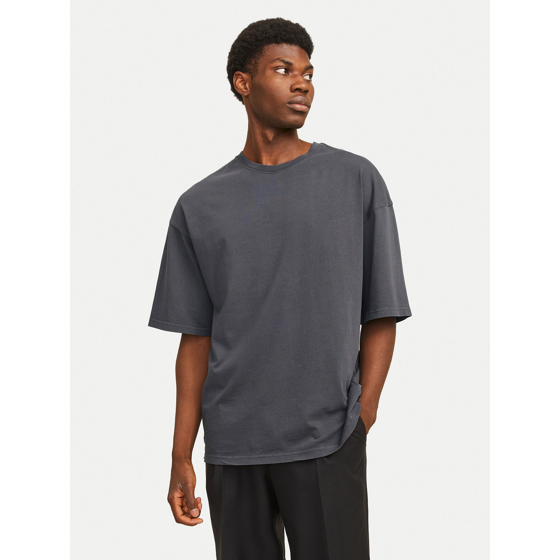 Jack & Jones T-shirt Charge 12268270 Grigio Oversize