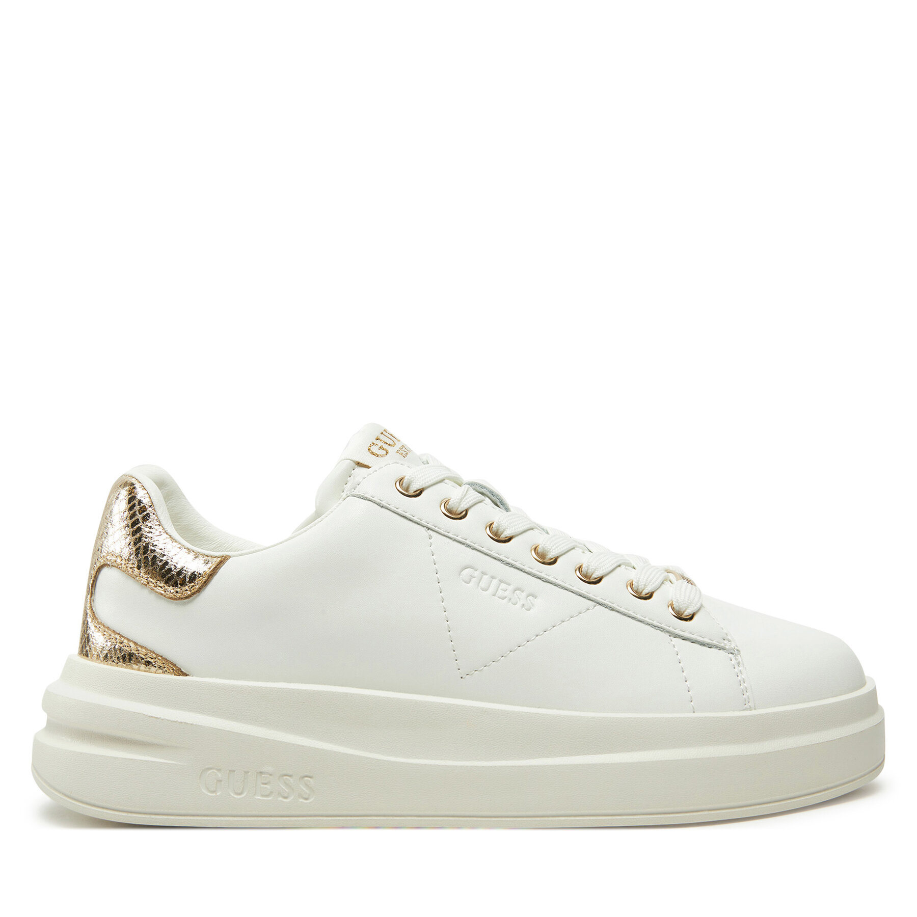 Sneakersy Guess FLTELB LEM12 Biela